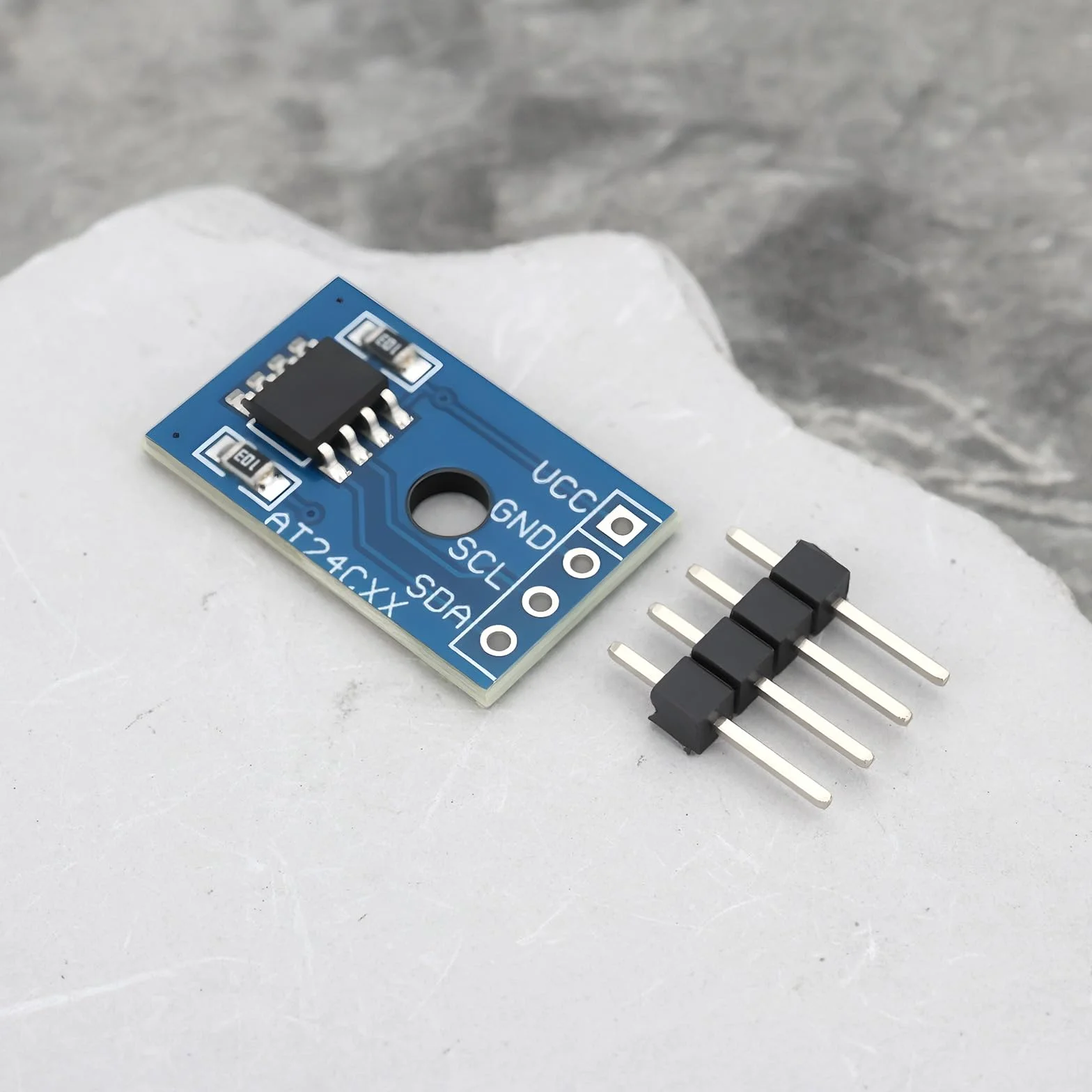 Create idea 6 x AT24C256 SMD Modulo di Memoria I2C Interfaccia Seriale EEPROM 2.7-5.5V 5mA Adatto per Data Storage Module