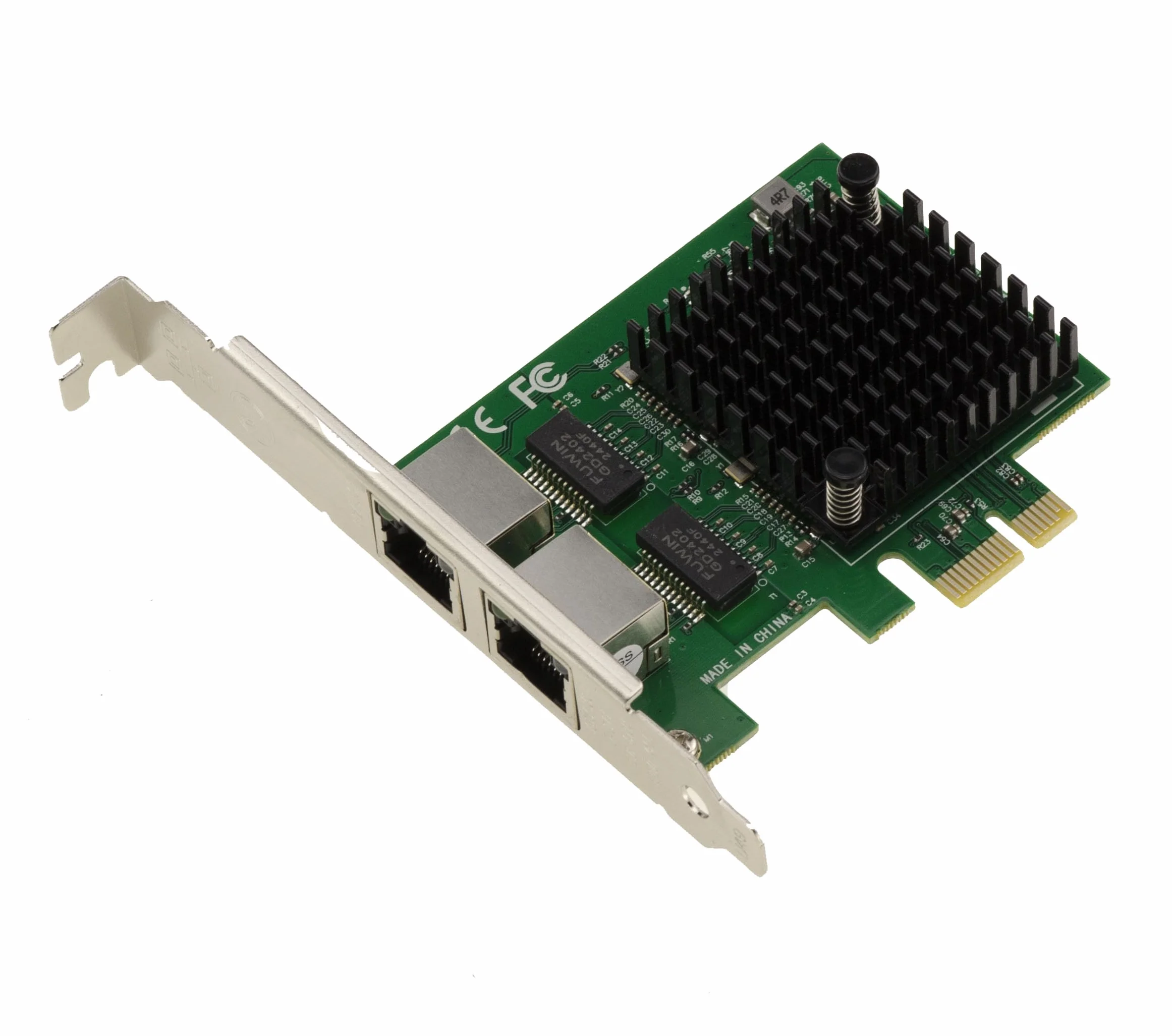 KALEA-INFORMATIQUE 2,5G x2 LAN Gigabit Ethernet 2 porte RJ45 Doppio chipset Intel I226 SRKTU Scheda controller di rete PCIe Supporto 10 100 1000 2500 1 G 2,5 G