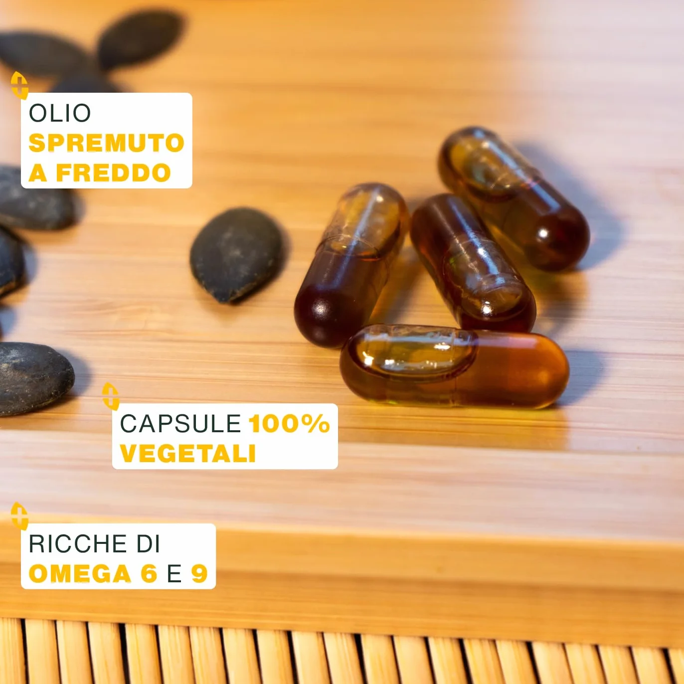 Olio di Semi di Zucca BIO 180 capsule vegetali vegan spremuto a freddo Prostata Salute urinaria