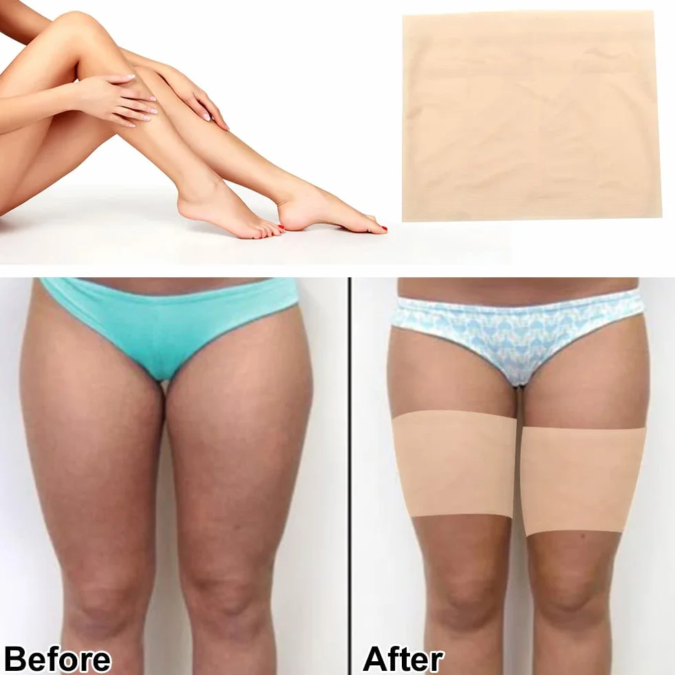 Fascia Elastica Antisfregamento per Cosce con Silicone Antiscivolo, Carnagione