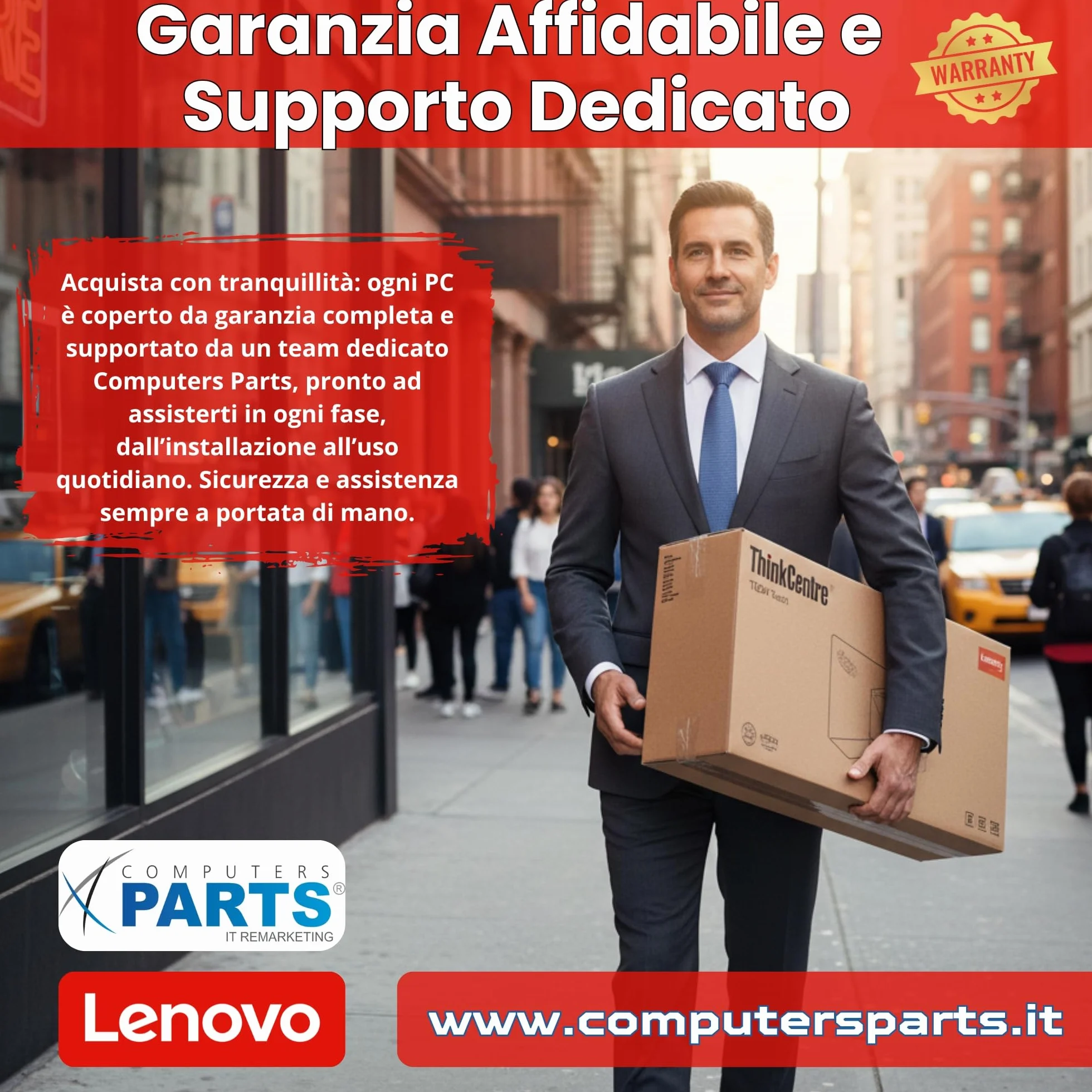 Lenovo ThinkSystem ST50 Server Intel Xeon E-2224G 16GB ECC RAM 2x1TB SSD Win Server 2025 Standard Ricondizionato