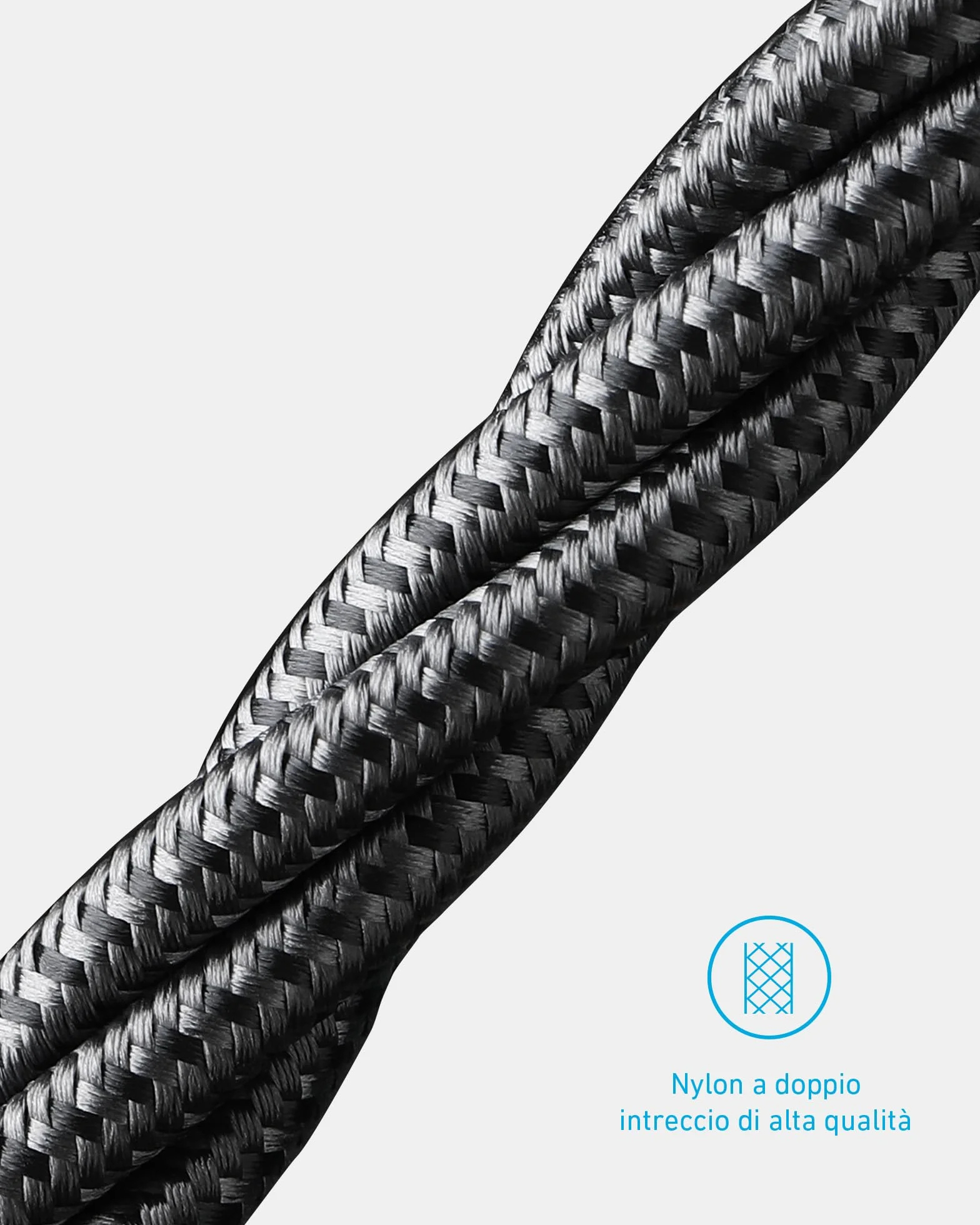 Anker Cavo USB C, 100W 333 Cavo Type C, Potenza di Ricarica Rapida Adatta per iPhone 16, 16 Plus, 16 Pro, 16 15Pro Max, MacBook Pro 2024, iPad Pro 2024, iPad Air 4, Galaxy S21, Pixel, Switch(3m, Nero)