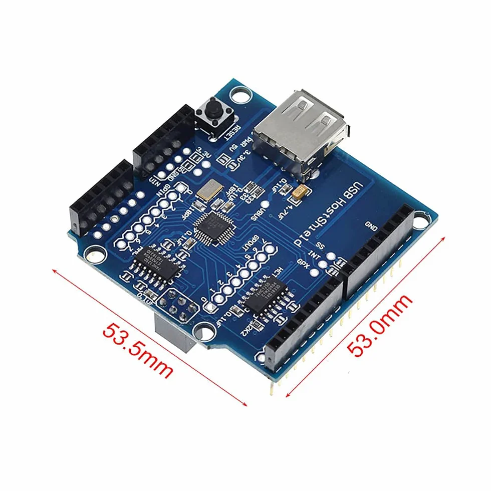 Host Shield USB for Arduino UNO MEGA ADK Compatible for Android ADK DIY Electronic Module Board