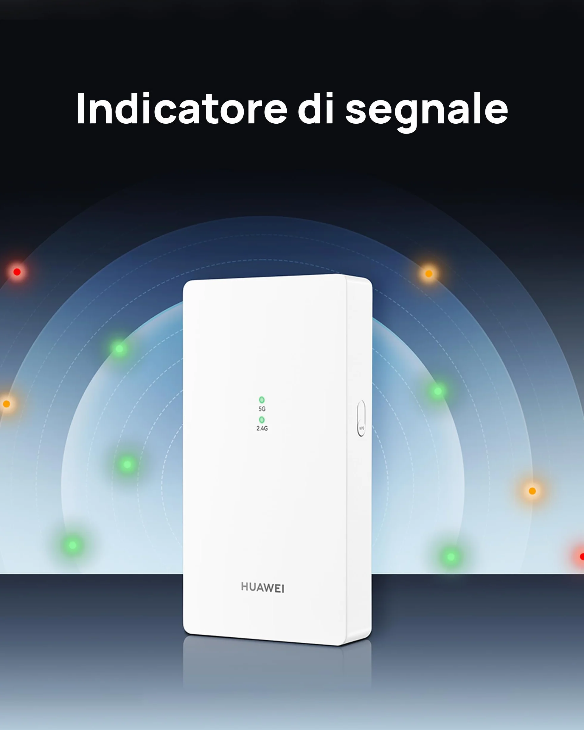 HUAWEI WiFi Extender AX3000, Wi-Fi 6 a Doppia Banda a 3.000 Mbps, Funziona con la Maggior Aprte dei Router Wi-Fi, Modalità AP, Connessione alla Rete con un Solo Clic, Garanzia di 30 Mesi
