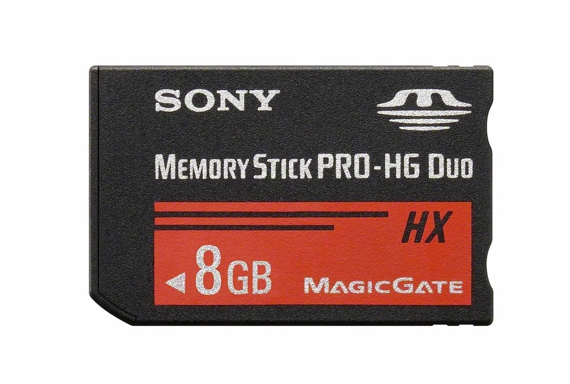 Sony MSHX8B Memory Stick PRO-HG DUO HX 8 GB, Nero