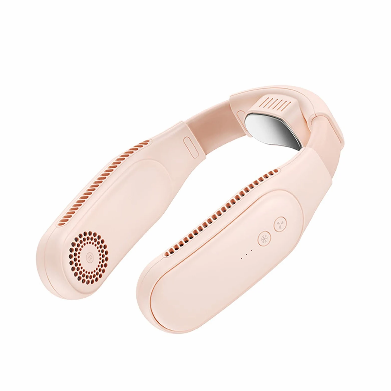 Ventilatore Portatile da Collo Batteria Ricaricabile Mini Ventola USB Ventilatori Silenzioso Portatili Piccolo Fan Ventole Batterie Ventolino Elettrico Gadget Tecnologici,Blu (Pink