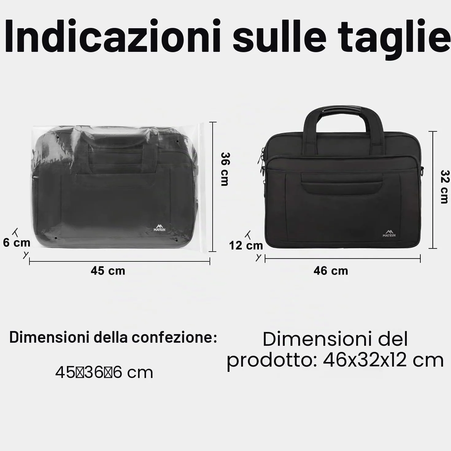 MATEIN Borsa Porta PC 17 Pollici, Borsa Lavoro Uomo Donna per Documenti, Tasca Antifurto e Tracolla Rimovibile, Multitasche con Fascia per Trolley, Custodia Notebook per Ufficio, Università e Viaggio
