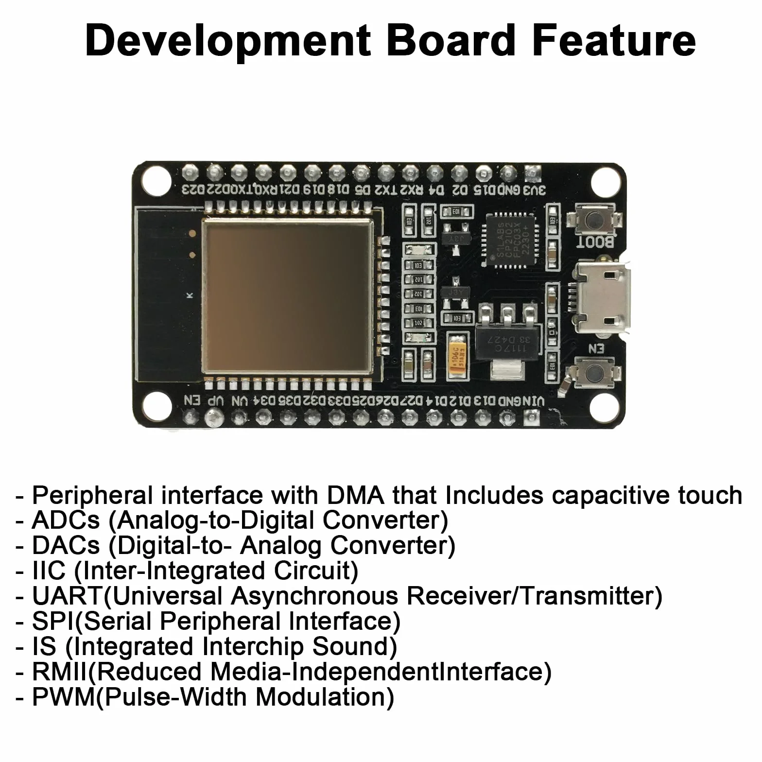 Scheda di sviluppo ESP-32-Starter Kit di base Binghe Kit ESP32 con OLED, sensori, moduli di visualizzazione su scheda Breadboard Compatibile con Arduino