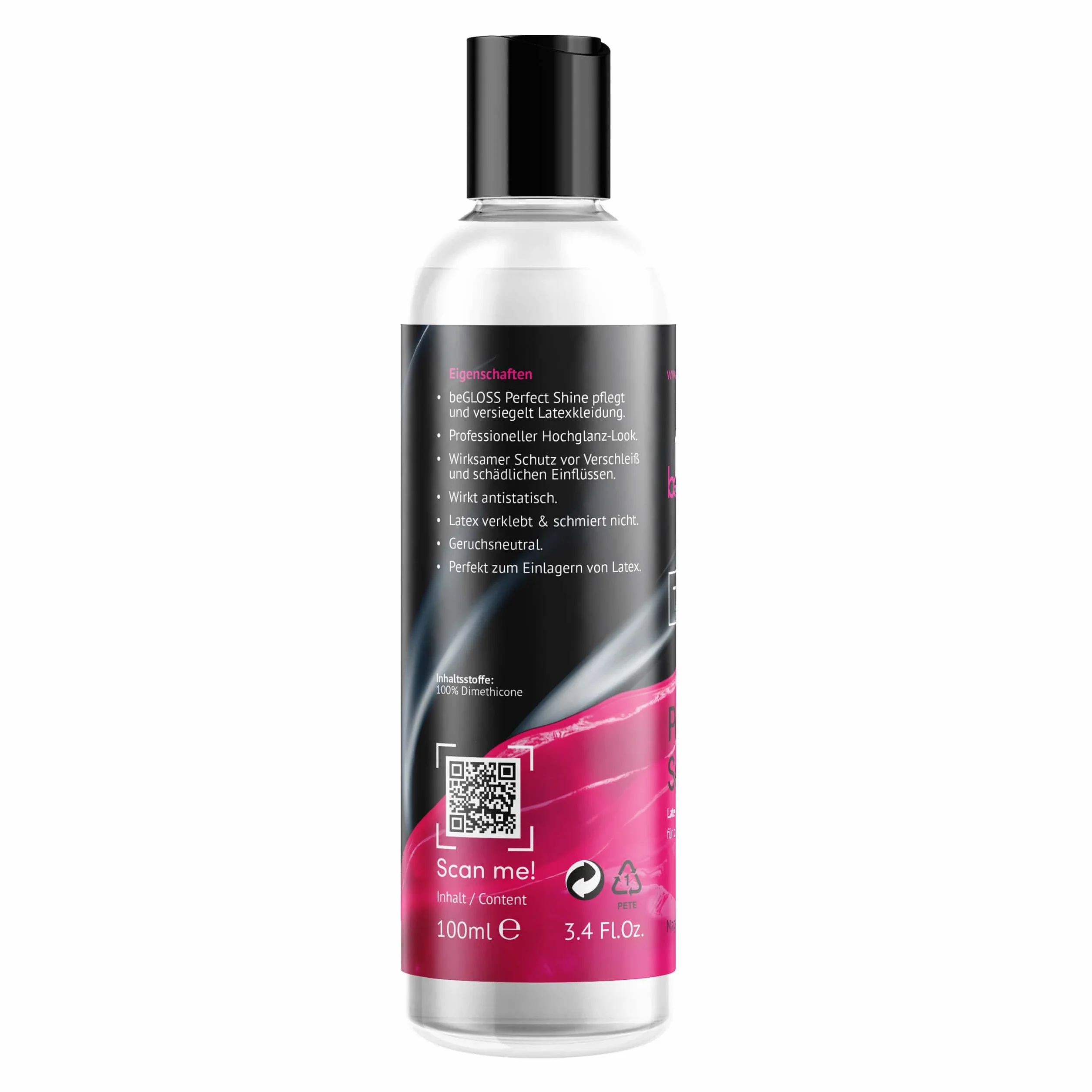 Set completo per la cura del lattice 100 - Easy GLIDEml - Perfect Shine - Special WASH