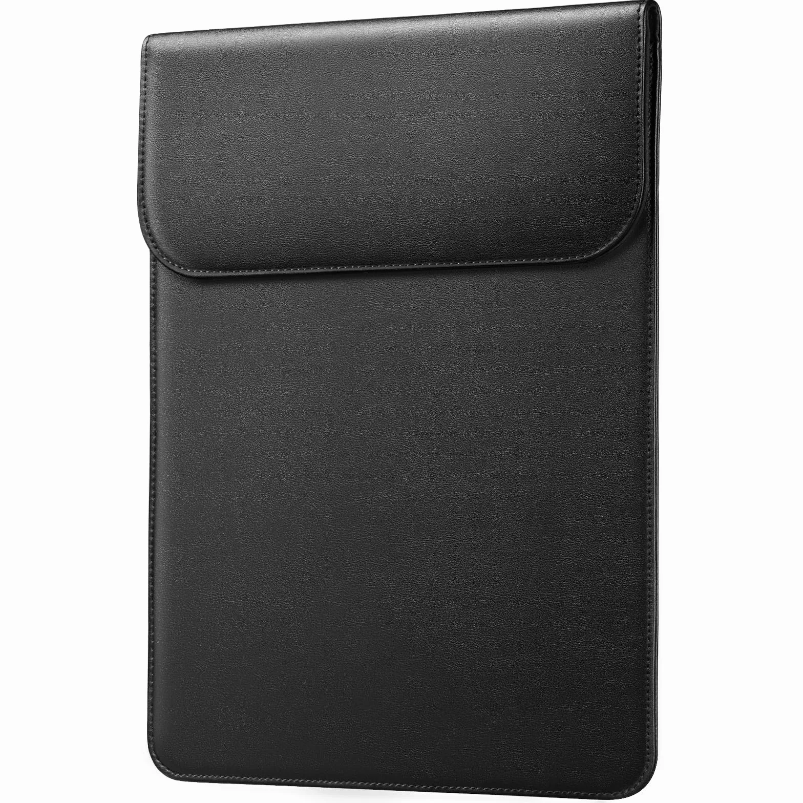JETech Custodia Sottile Laptop per MacBook Neo (A18 Pro), MacBook Air 13 Pollici (M2/M3/M4/M5) 2022-2026, MacBook Pro 13 Pollici (M1/M2) 2016-2022, Cover in Pelle PU (Nero)