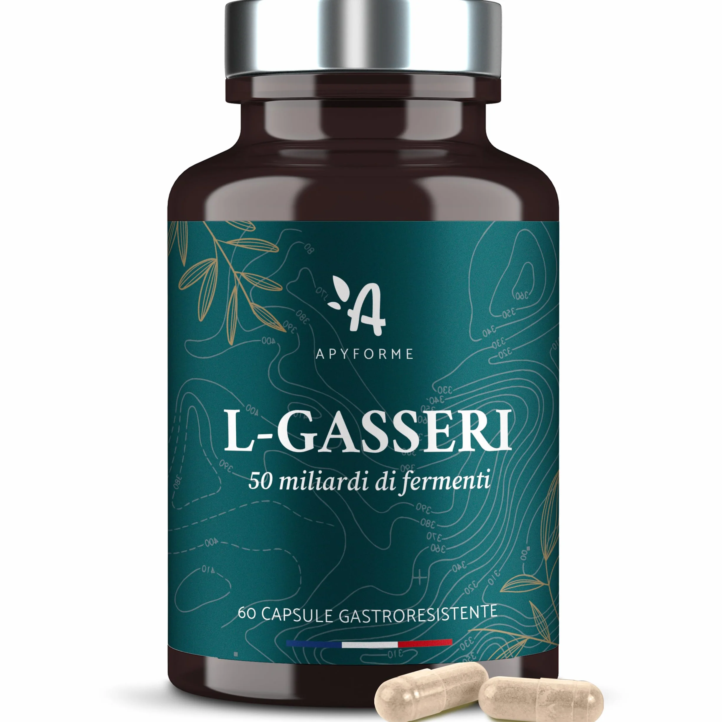 Lactobacillus Gasseri Probiotici 50 Miliardi UFC 60 Capsule Gastroresistenti Apyforme