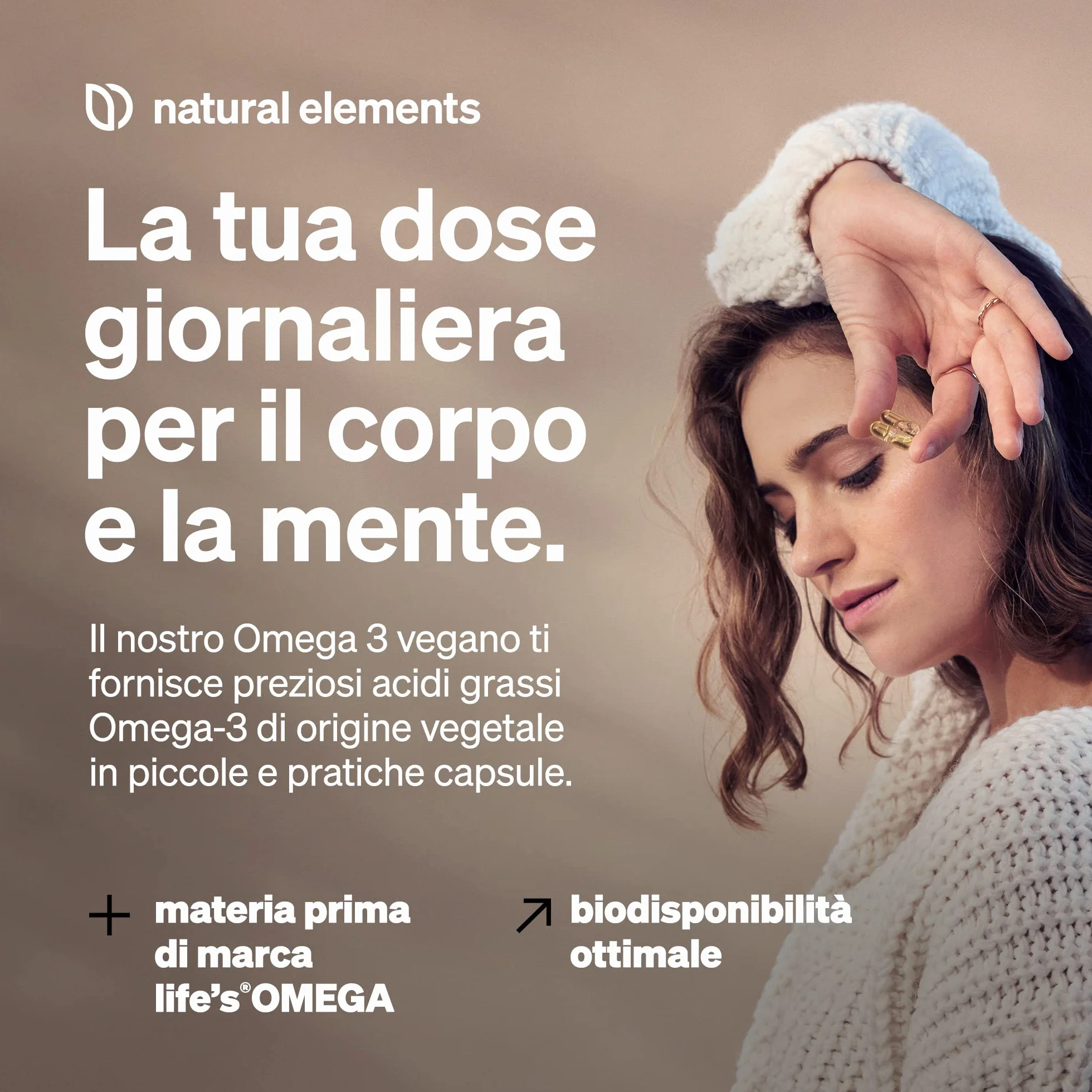Omega 3 Vegan 1444mg Olio di Alghe EPA DHA 90 Capsule