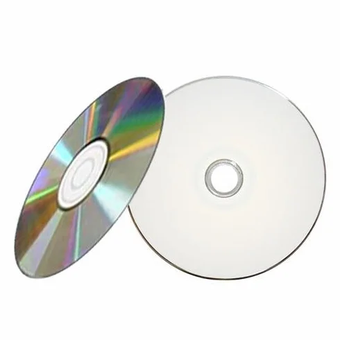 Traxdata - CD / CD-R vergini 52 x color argento/diamante, stampabili, con custodia morbida, 5 pezzi