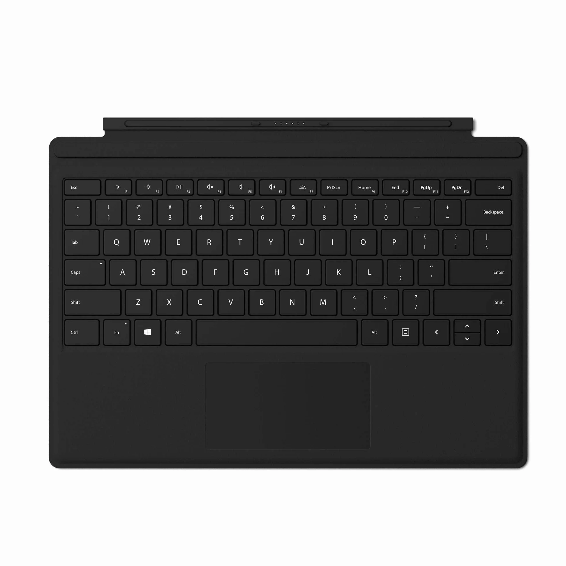 Microsoft Surface Pro Type Cover QWERTY Italiano Nero per Surface Pro 4-7 Ricondizionato