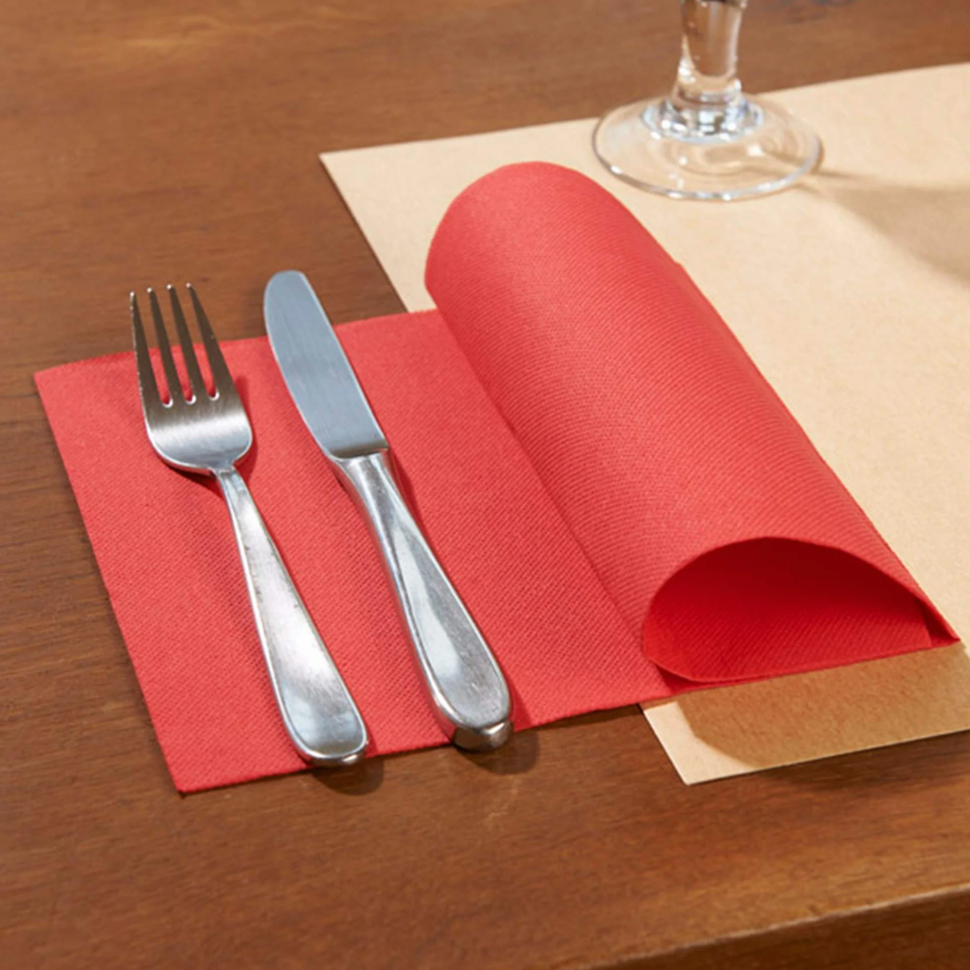 Tovaglioli di carta Tex Touch Rosso 38x38 cm FSC 40 pezzi