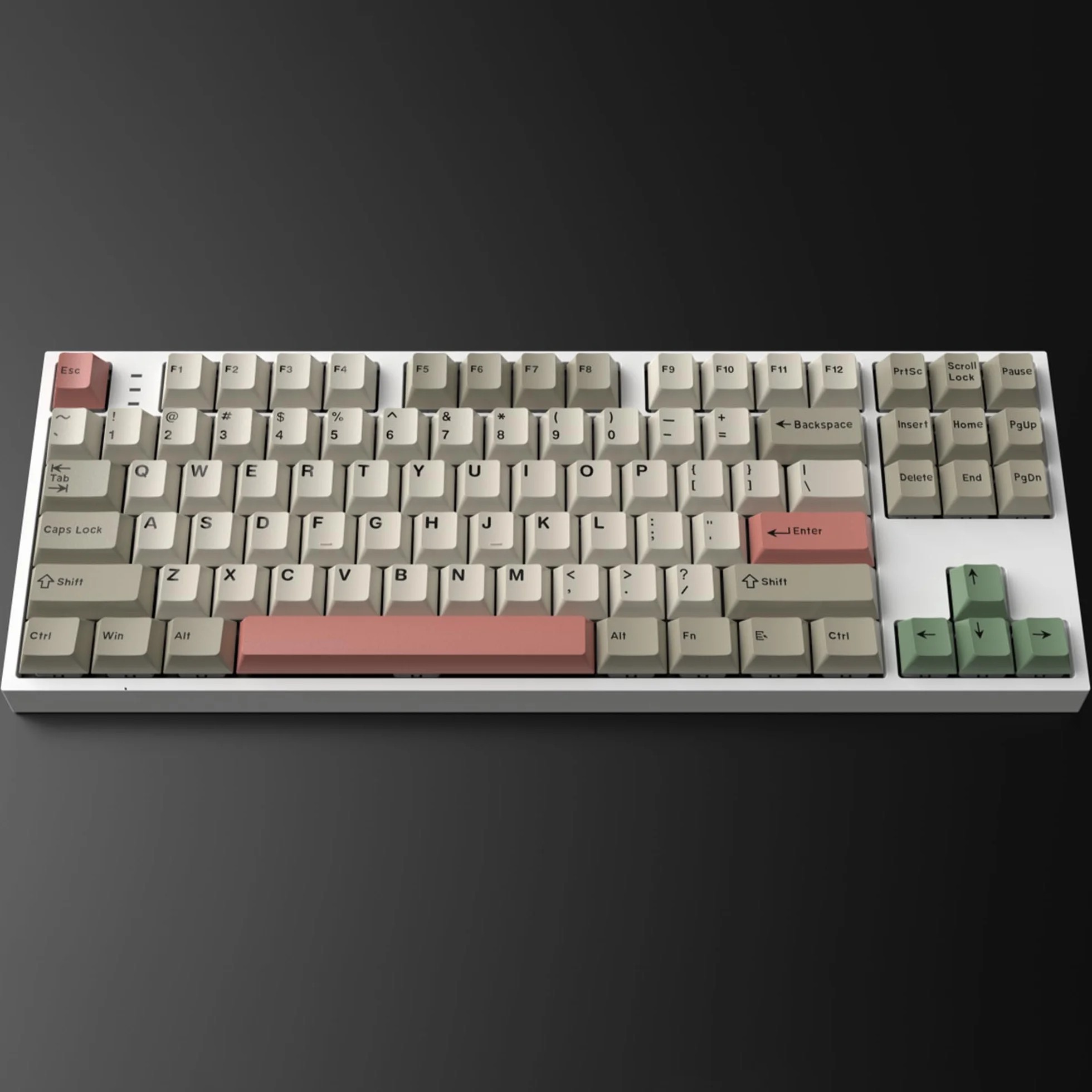 SOLIDEE Set di Keycaps PBT Profilo Cherry 169 Tasti, Keycaps Personalizzati, Keycaps PBT Resistenti allo Sbiadimento per Tastiere 60% 65% 75% TKL 100%, Compatibili con Switch MX (New 9009)