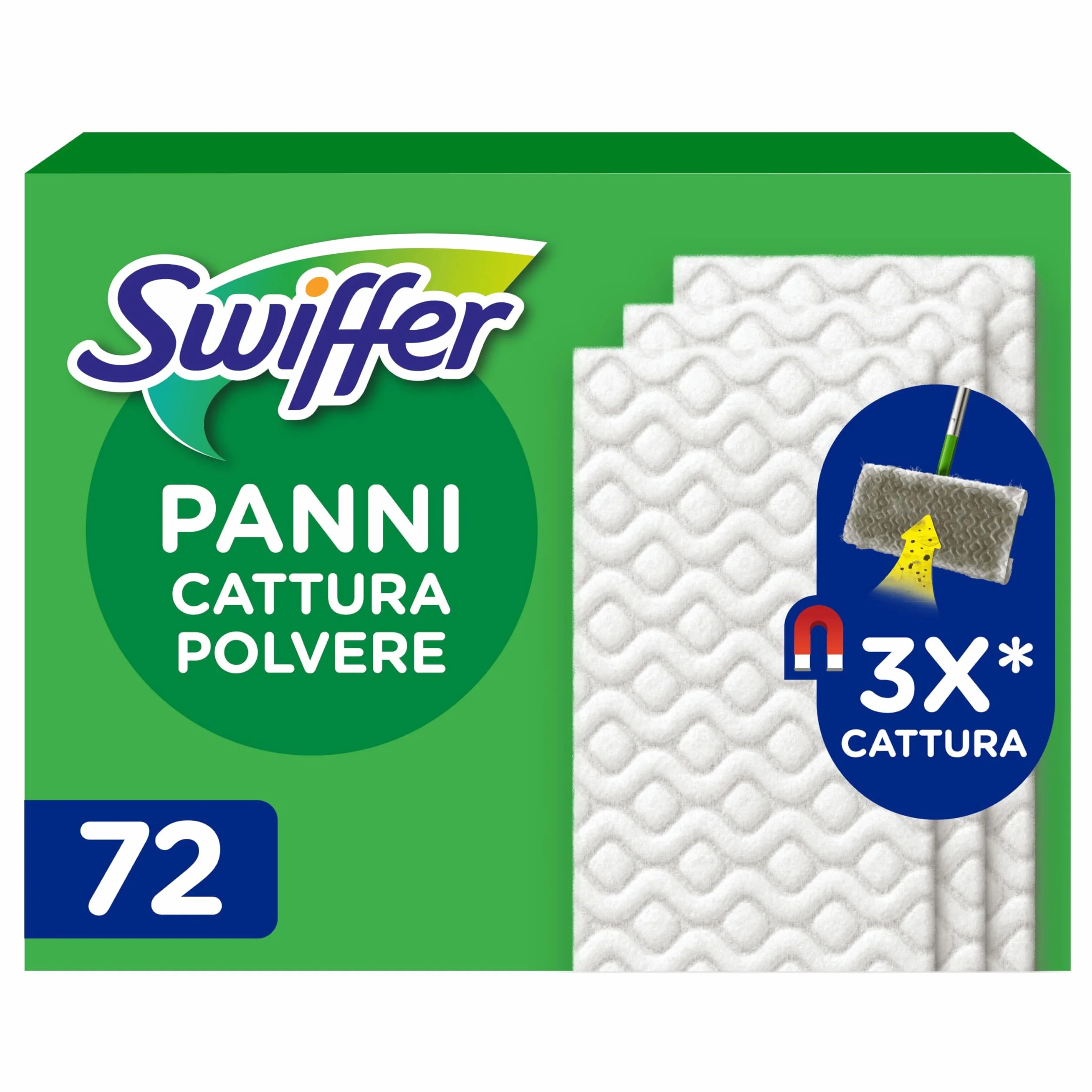 Swiffer Ricariche Catturapolvere Per Scopa 72 Pezzi