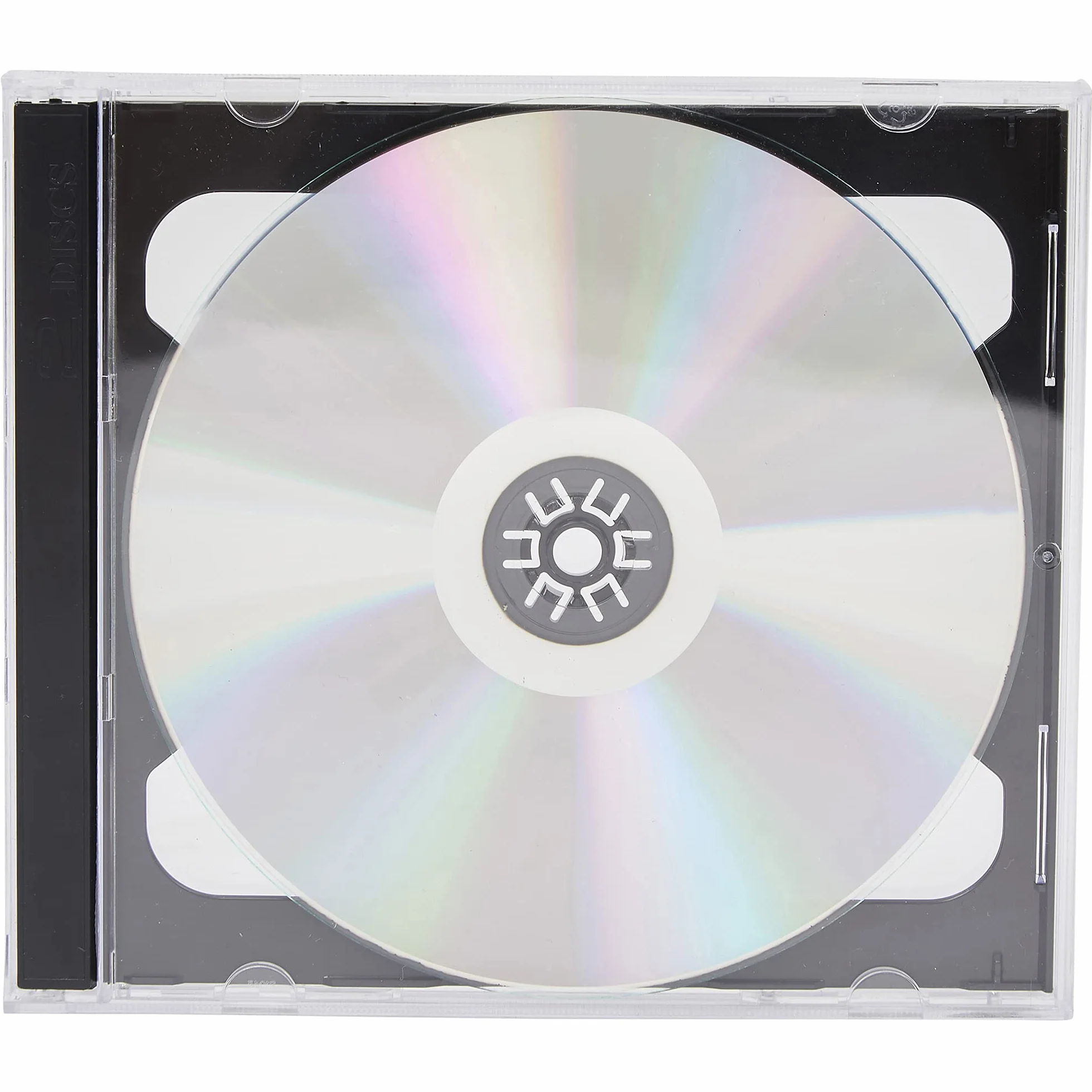 Dragon Trading® - Custodia Jewel Case doppia per CD/DVD, da 10,4 mm di spessore, con scomparto interno di colore nero che può contenere 2 dischi (confezione da 10 pezzi).