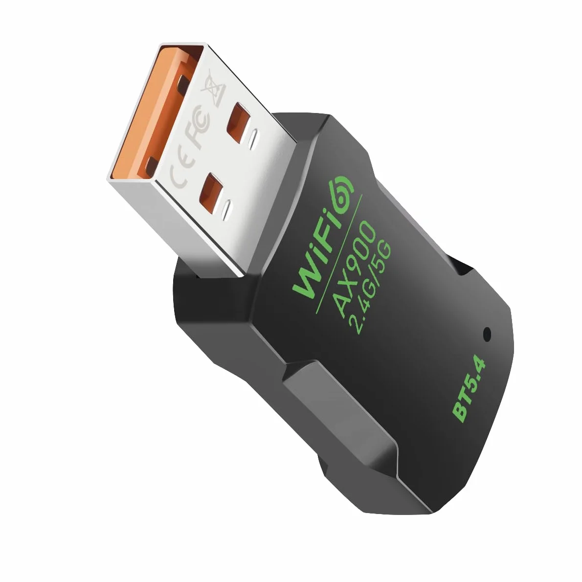 Adattatore WiFi 6 Bluetooth 5.4 USB 2in1, WiFi e Bluetooth dual band 2,4/5GHZ ax900Mbps per PC/laptop/desktop, mini USB senza driver, supporta Windows10/11 (802.11ax)