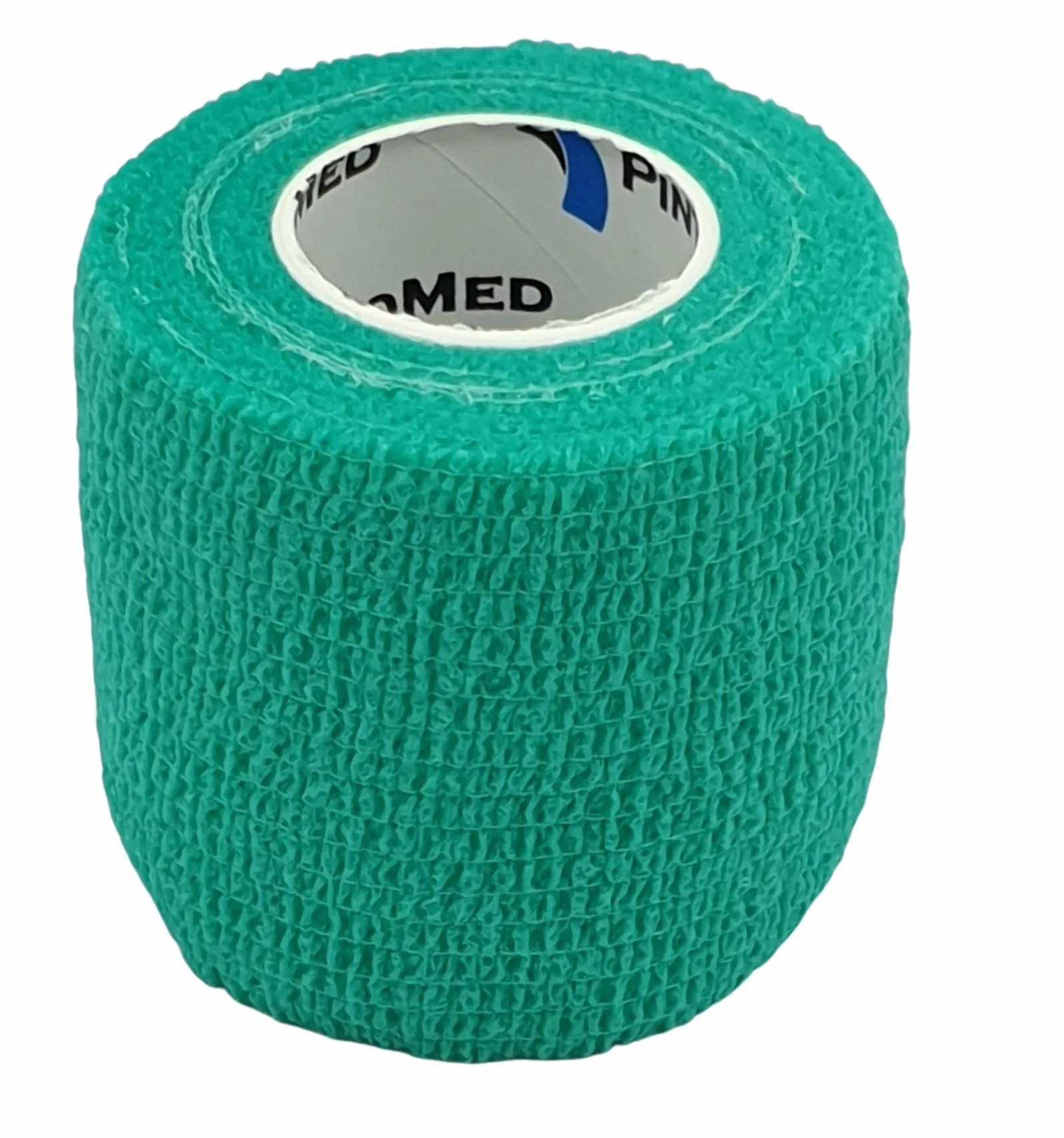 PintoMed BENDAGGIO COESIVO VERDE garza elastica 6 rotoli 5 cm x 4.5 m autoadesiva flessibile bende primo soccorso