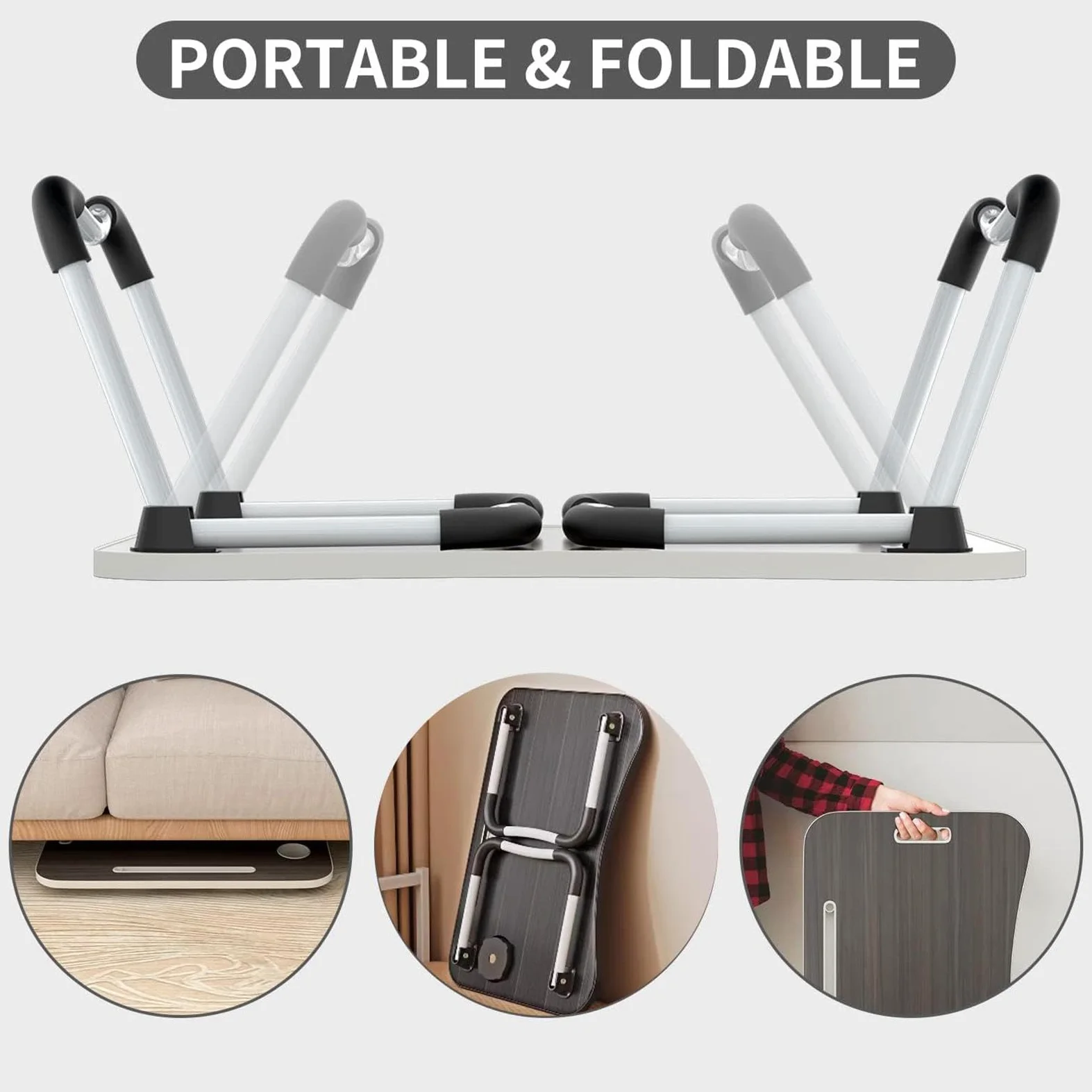 Scrivania da per laptop - Supporto pieghevole per laptop, scrivania da per | laptop | Supporto portatile antiscivolo, scrivania - tavolo