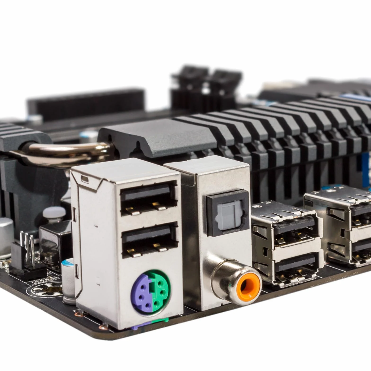 Xthrotsenk 2 adattatori PS/2 a USB-A da maschio a femmina, adattatori per tastiera PS2, jack PS-2, spina USB A, ricambio per mouse, tastiera, PC, laptop, notebook, viola/verde
