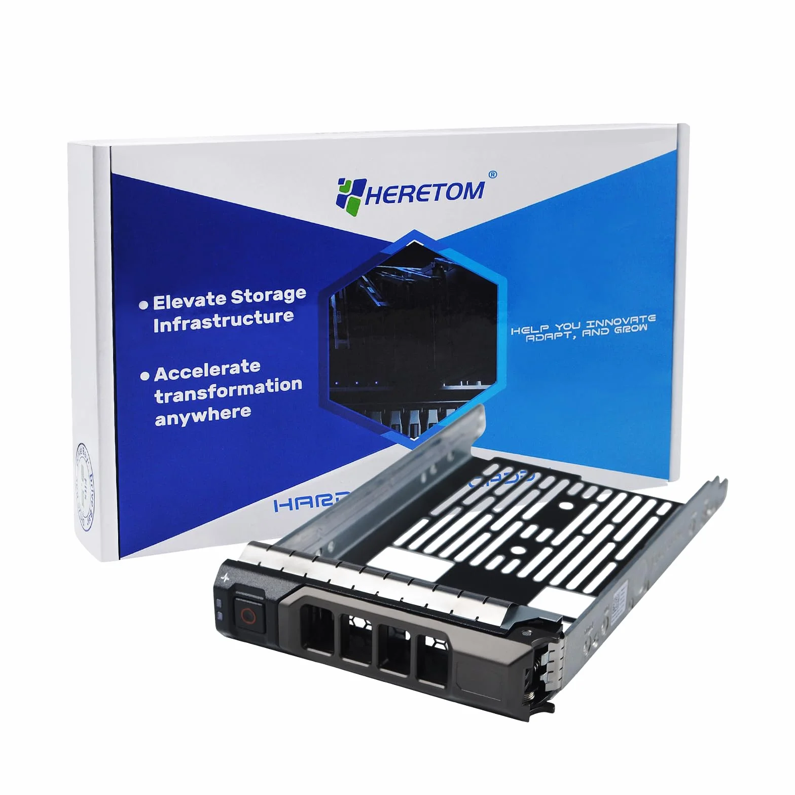 Hard Drive Tray Caddy 3,5 Pollici, F238F 0F238F Vassoio per Dell PowerEdge T710 R710 R410 R510 e T620 R720 R820 – Hot Swap Staffa