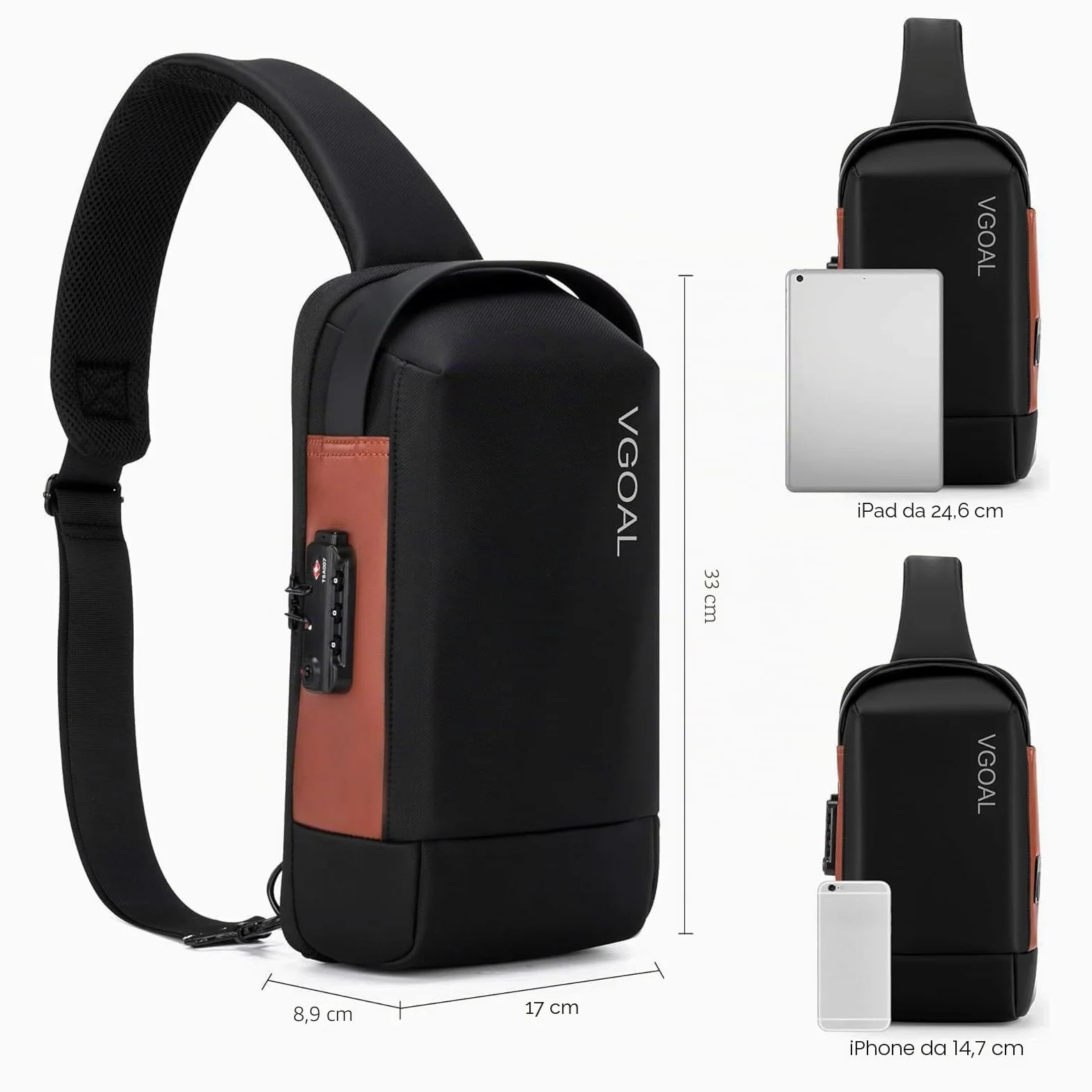 VGOAL Zaini Daypack Elegante Unisex - Adulto
