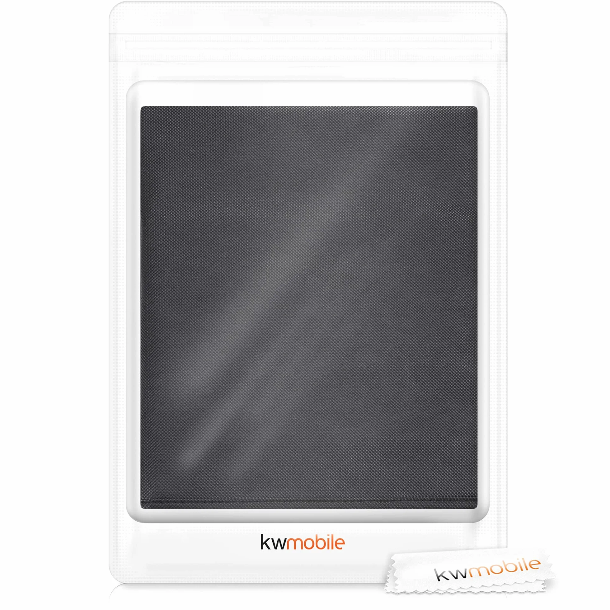 kwmobile Cover compatibile con 27-28" monitor - Fodero per Monitor - Copertura Antipolvere Schermo PC con 2 Tasche Extra - nero