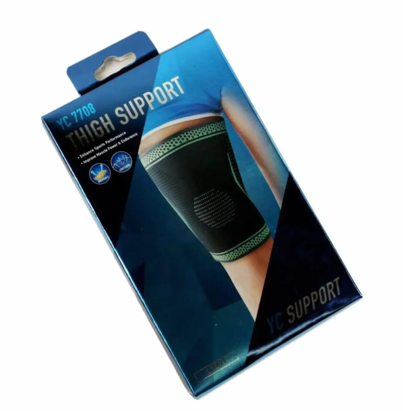 Supporto per Coscia Elastico Traspirante Antiscivolo Compressione per Donna Uomo Tendinite