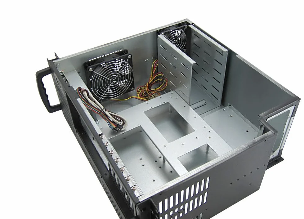 Server Case Industriale da Rack 19 Pollici 4U IPC-E420 Accesso Frontale 35,5 cm