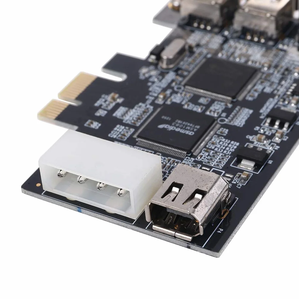 PCIe 3 Porte Firewire Cavo Scheda di Espansione PCI Per Express 1394B & 1394A XIO2213B Chipset Adattatore Per PC Desktop Usb 3.0 Pcie Scheda di Espansione Basso Profilo