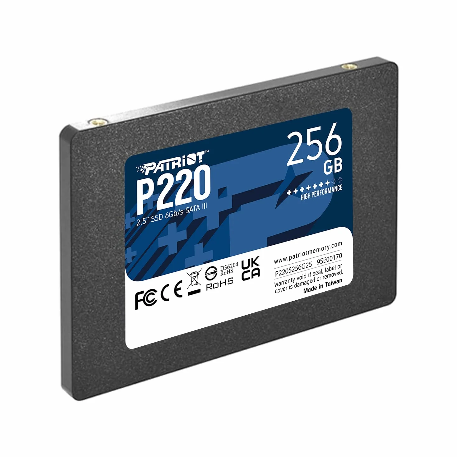 SSD Unità a Stato Solido SATA 3 2.5" Interno Patriot P220 256GB