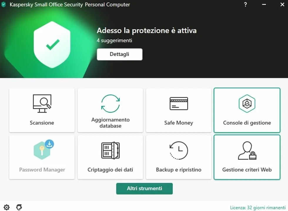 nextradeitalia Kaspersky Small Office Security 2024- PC/Mac/Android/iOS - 5 UTENTI - 1 Server - 1 Anno