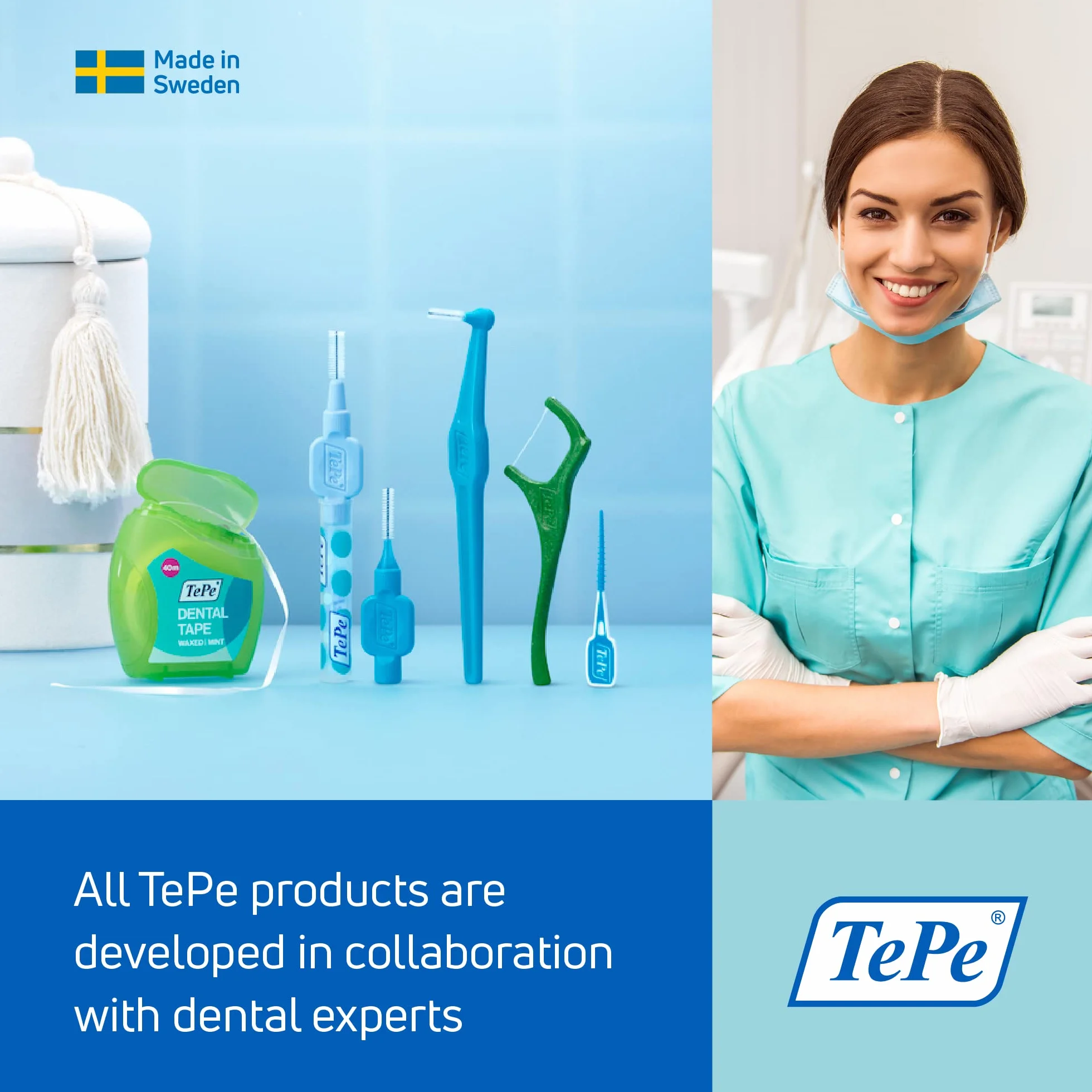 Tepe Angle Interdental Brushes 0.5 Red 25Pcs