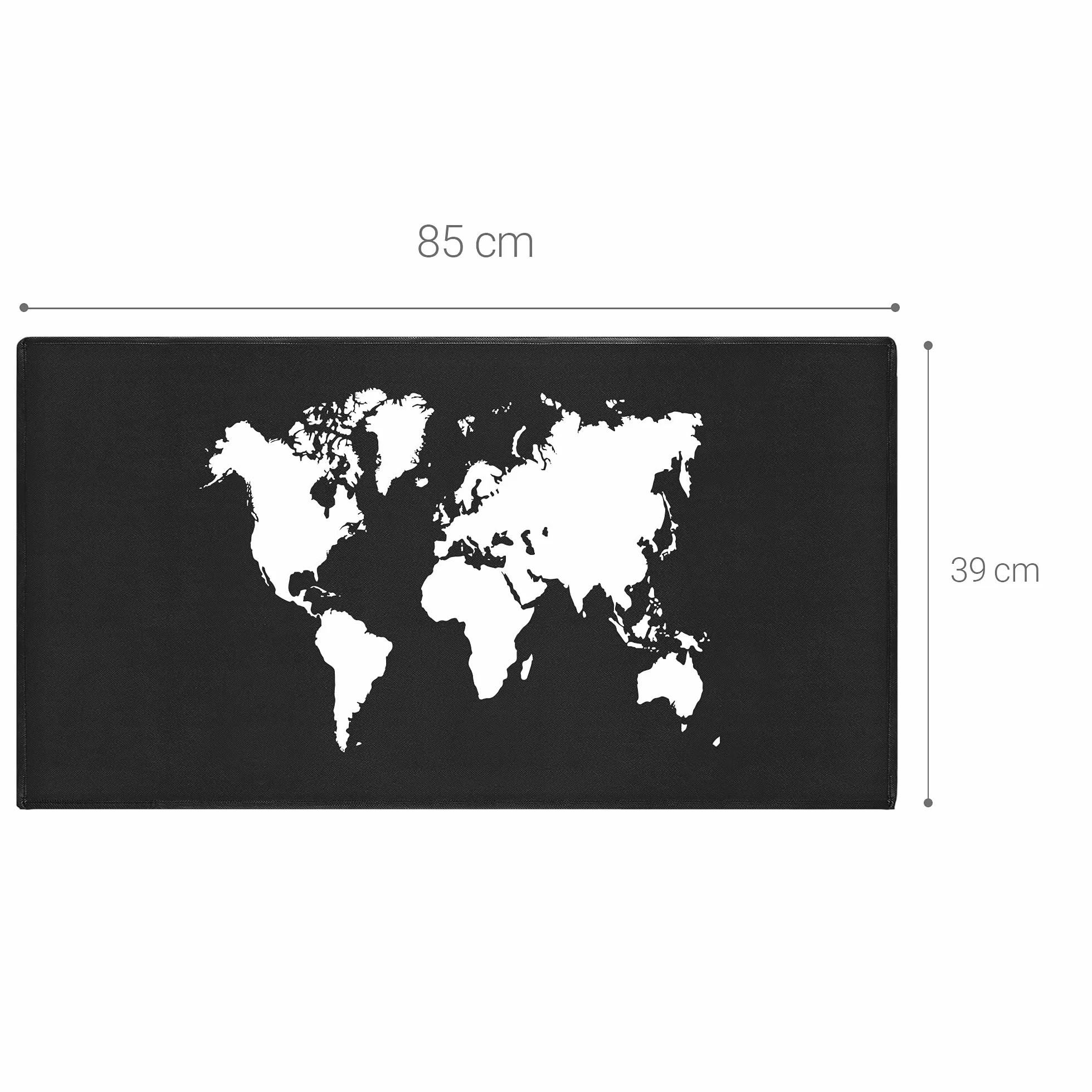 kwmobile 34-35" monitor Cover - Protezione Monitor PC Antipolvere Schermo Computer - Custodia Protettiva Sagoma Mondo