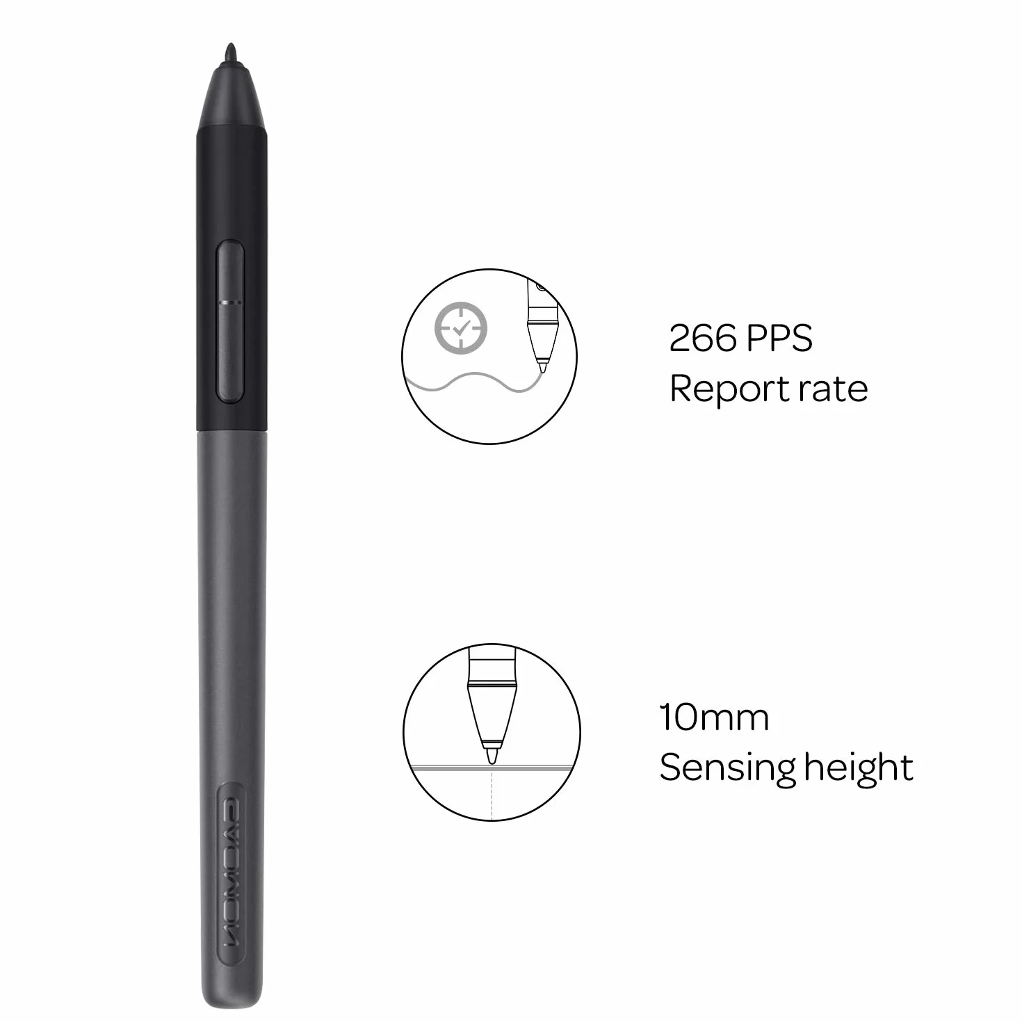 GAOMON ArtPaint AP50 Penna Passiva per Tavoletta Grafica con Schermo PD1161/ PD1320 / PD1561 / PD156 Pro/ PD1220