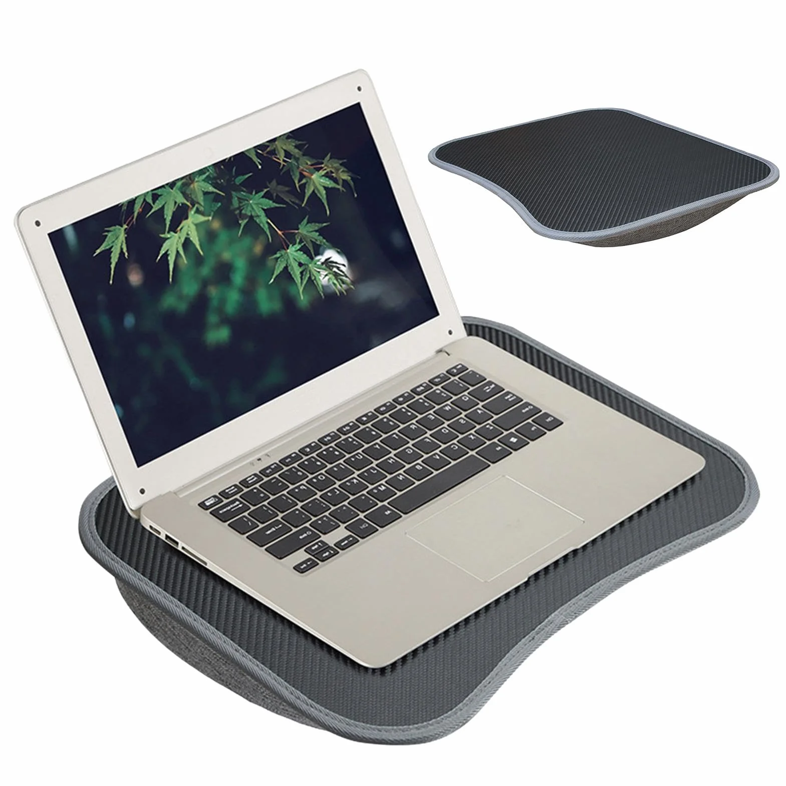 Generico Vassoio Per Ginocchia, Tavolino Per Laptop, Tavolino Per Computer Con Morbido Cuscino, Tavolo Per Laptop Portatile Per Viaggi, Lavoro, Casa