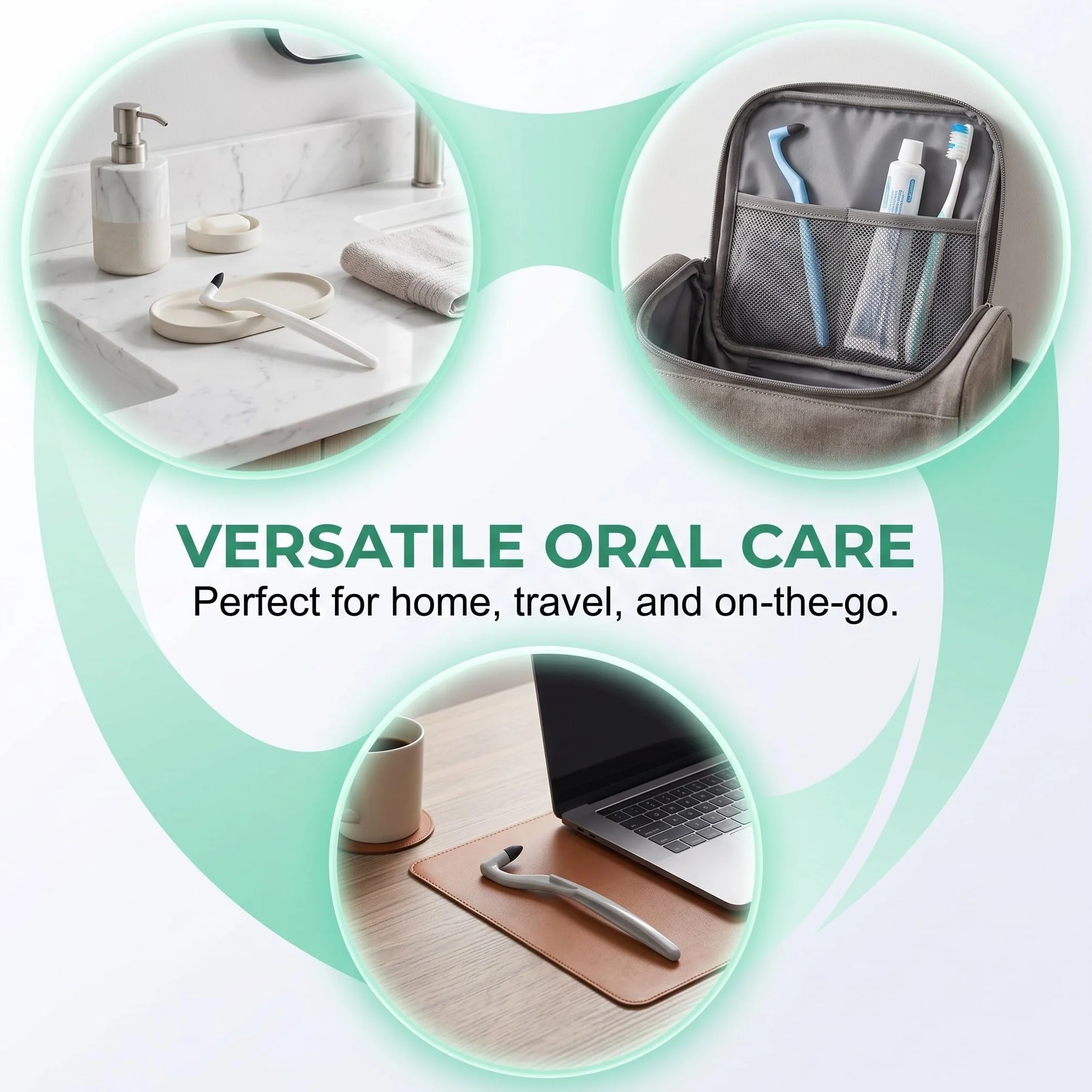 Kit Igiene Dentale Rimozione Tartaro Denti Smacchiatore Professionale Strumento Manuale Pulizia Sbiancante