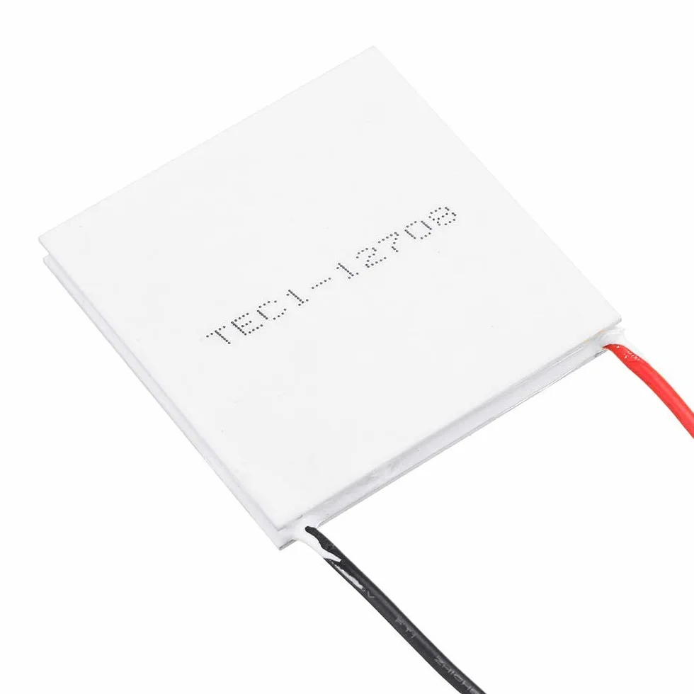 2pcs TEC1-12708 40x40MM Termoelettrico Cooler Peltier Refrigerazione Piastra