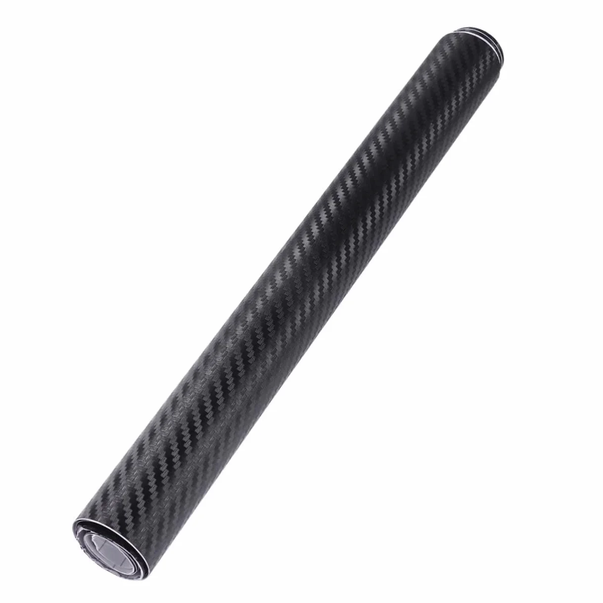 Rotolo Adesivo Fibra Di Carbonio 3D 50X12 Pollici Impermeabile Pellicola Auto Fai-Da-Te Facile Da Tagliare Per Decorazioni Veicoli Moto Laptop