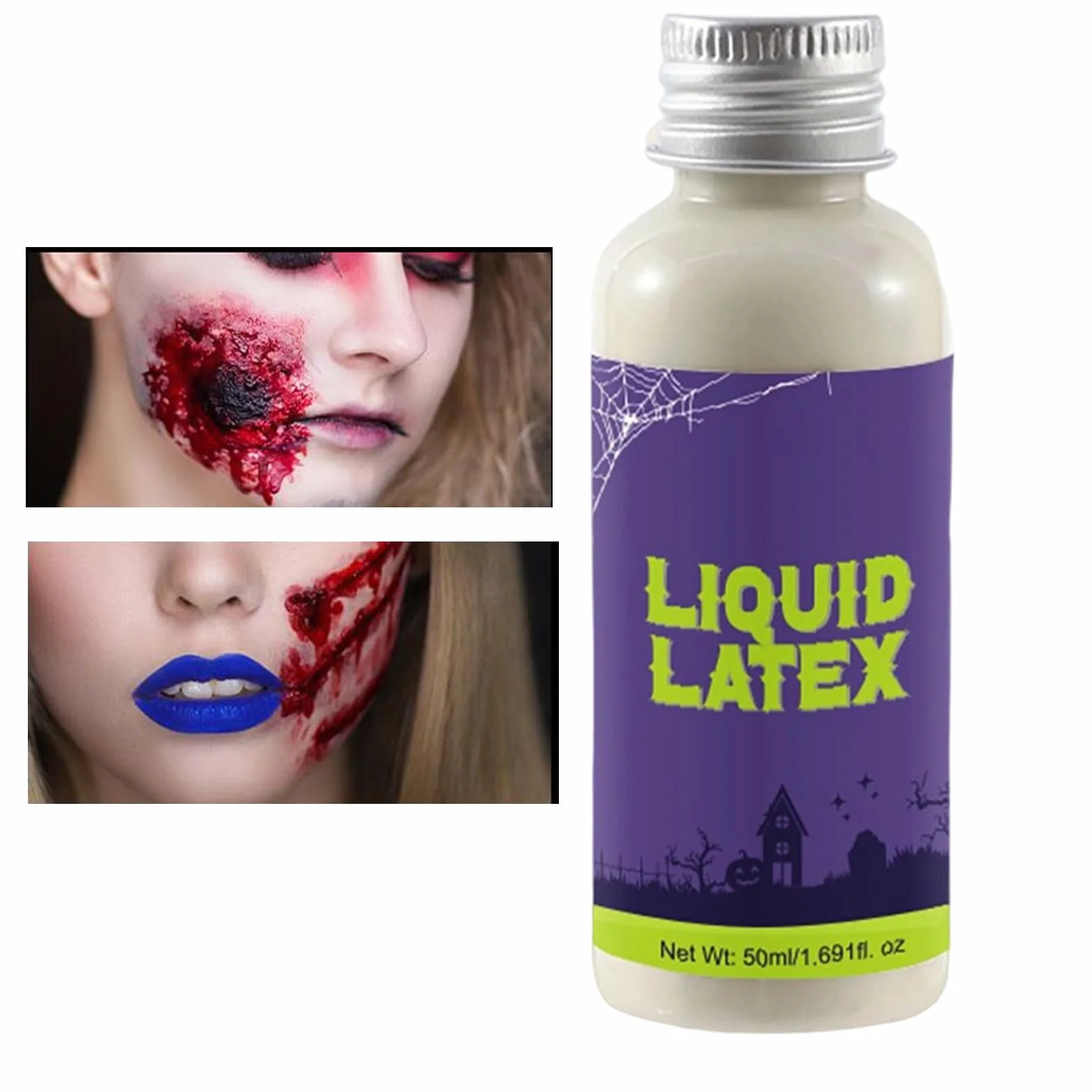 Lattice Liquido Trucco Effetti Speciali 50 Ml Latto Gentile Per Ferite Finte Materiali Cosplay Trucco Modelli Fotografici Teatro
