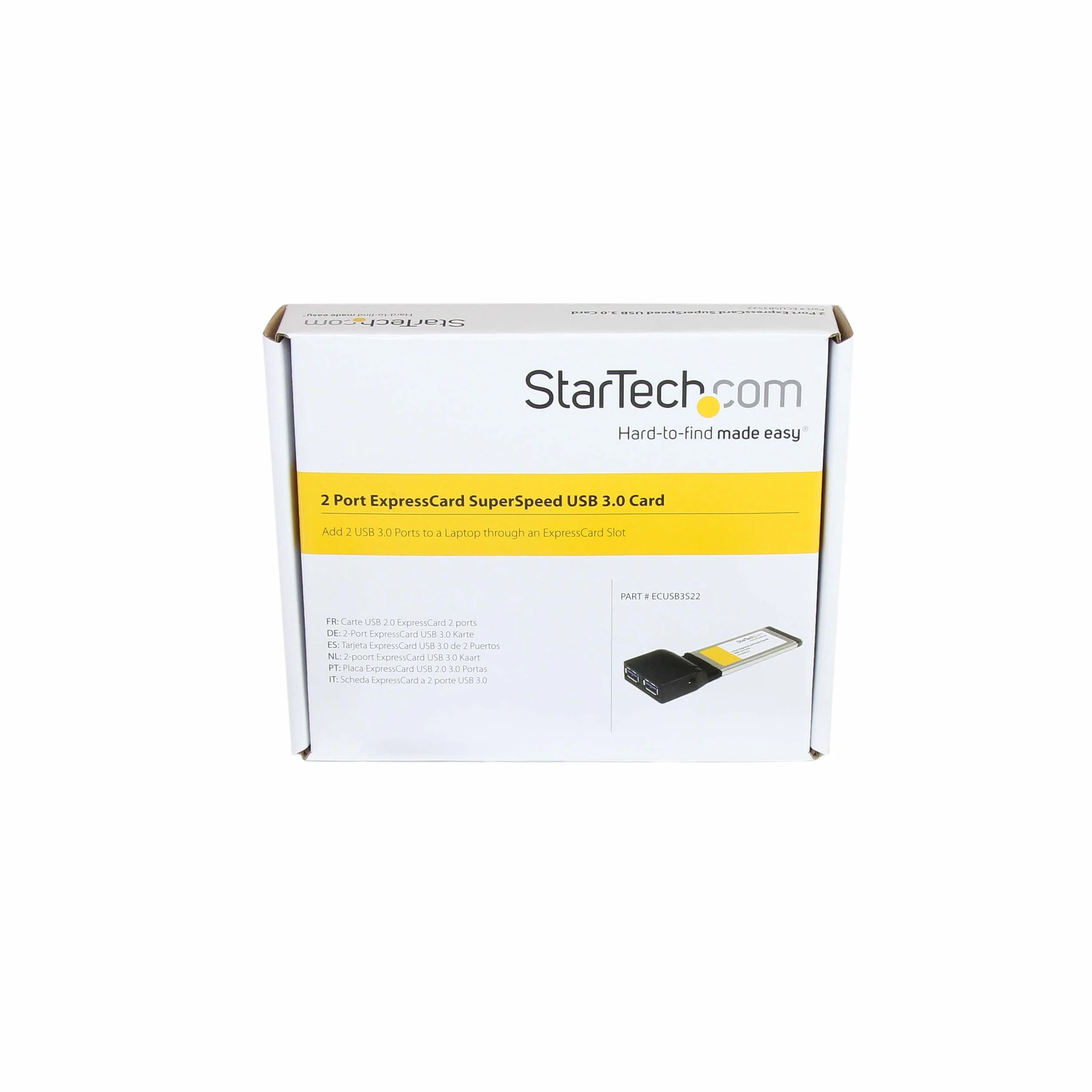 StarTech.Com 2 Port USB 3.0 ExpressCard mit UASP Unterstützung - USB-Adapter - ExpressCard - USB 3.0 x 2 - für P/N: USB3S2SAT3CB