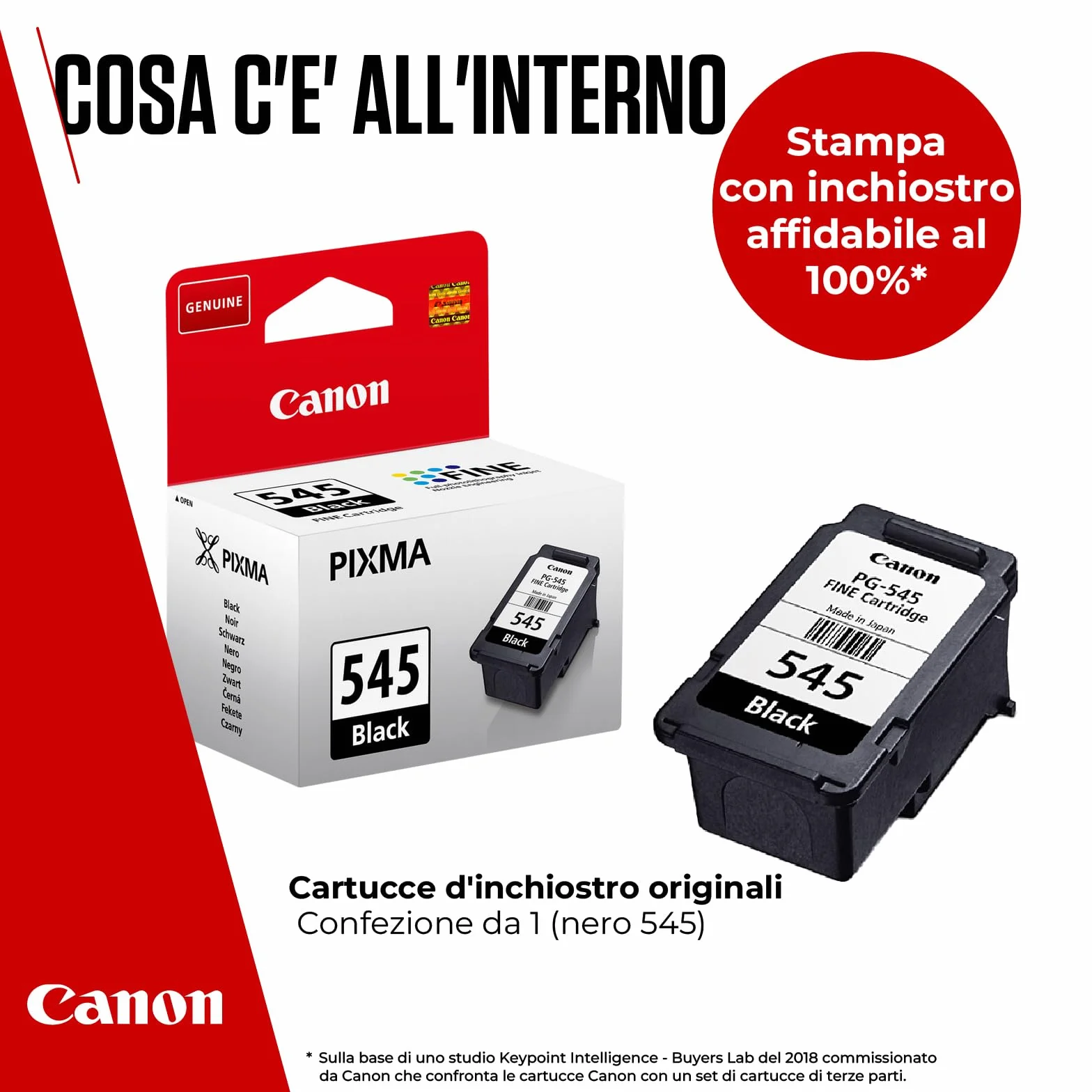 Canon PG-545 Original Black Ink Cartridge 1 Pack