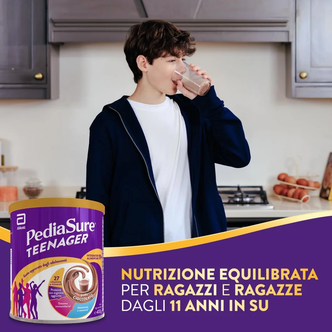 PediaSure Teenager Integratore Multivitaminico 400 g Cioccolato