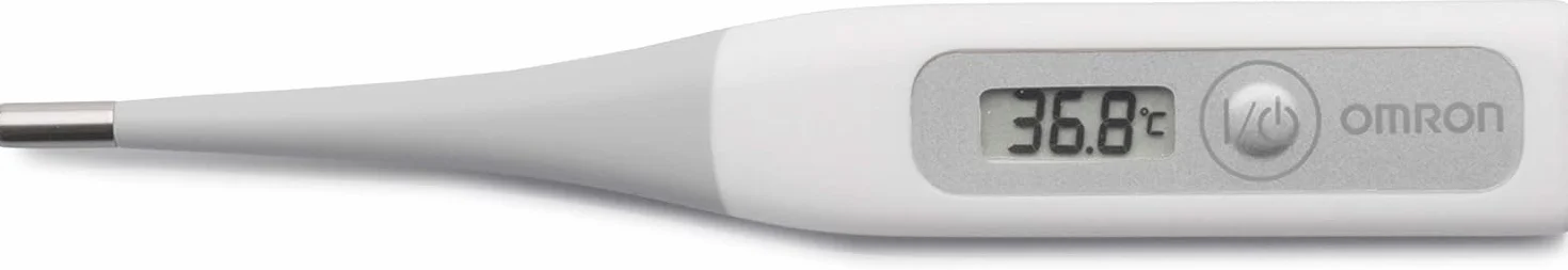 OMRON Termometro Digitale con Punta Flessibile, 10 Secondi, Resistente all’Acqua per Neonati e Adulti