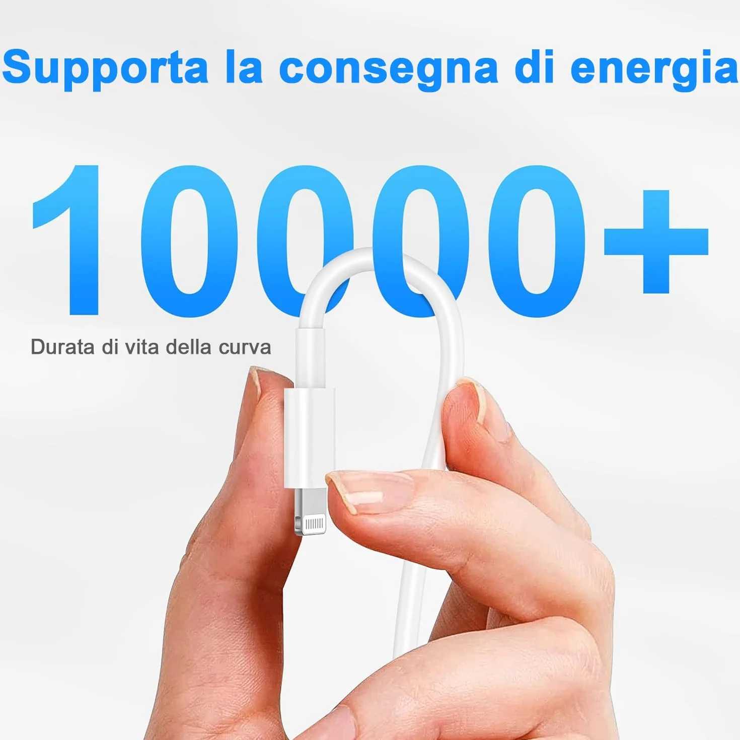 Cavo USB Lightning Originale Apple MFi 2 Pezzi 1M+2M per iPhone 14/13/12/11/Pro/Pro Max/Min/XR/XS/X 8/7/6s/6/5/Plus/SE/SE 2/iPad Mini 4