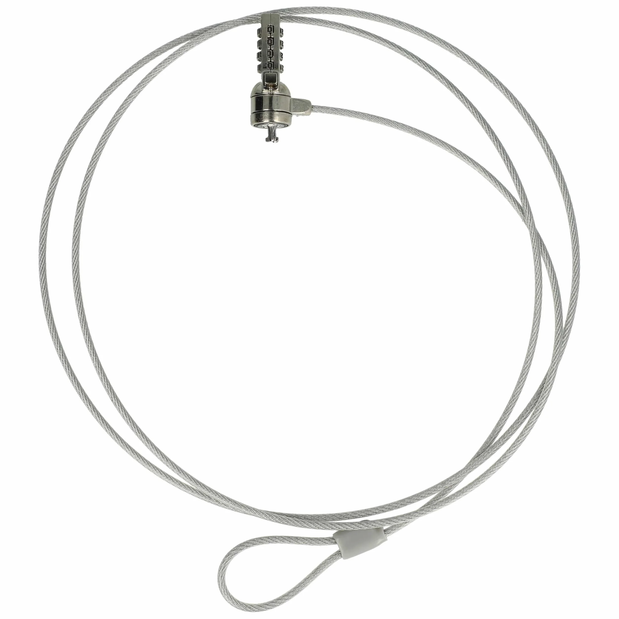 vhbw Kensington Compatibile con Laptop Notebook - Cavo di Sicurezza con Serratura a Combinazione numerica, 1,8 m