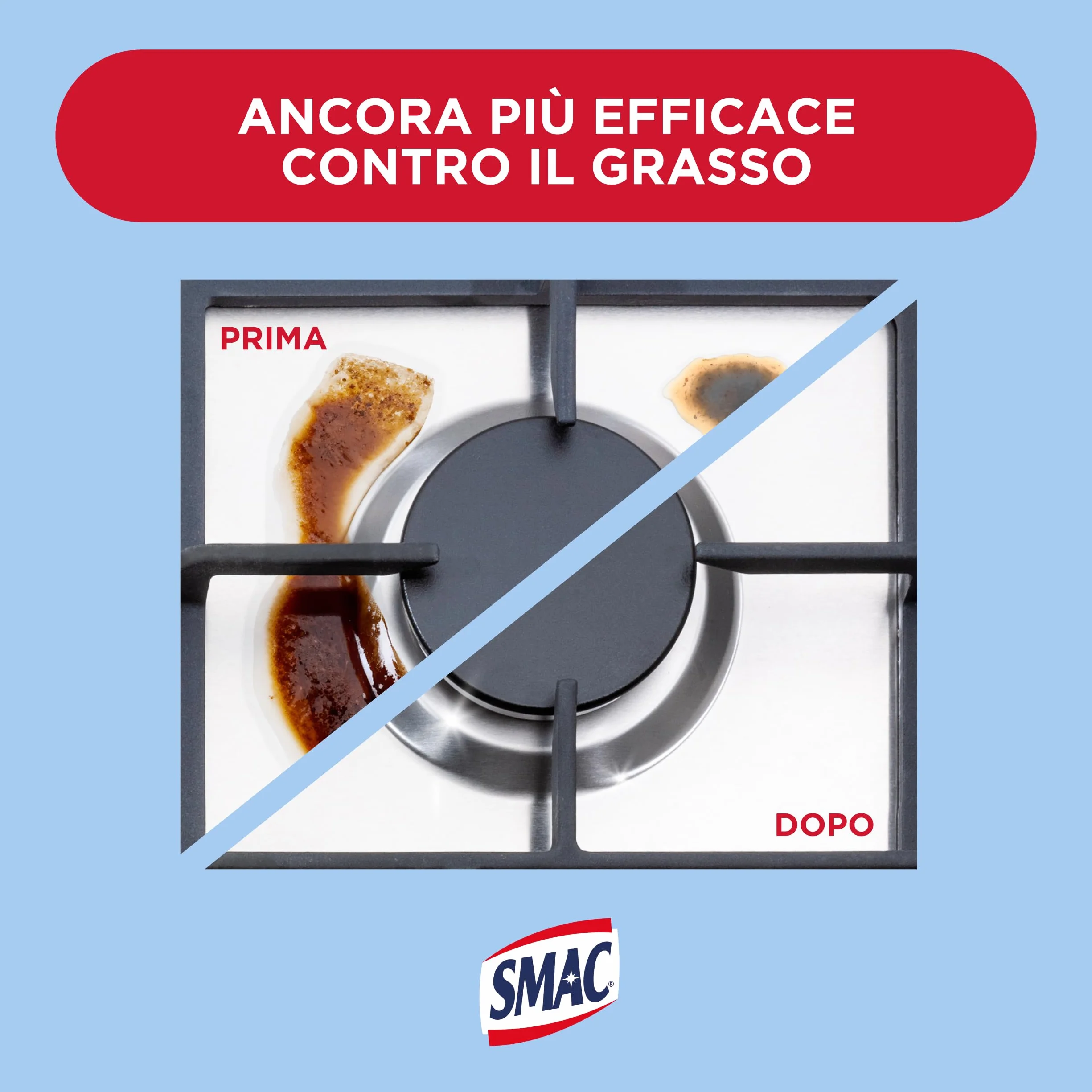 Smac Sgrassatore Universale Detergente Spray Multisuperficie 650 ml x 12 Pezzi