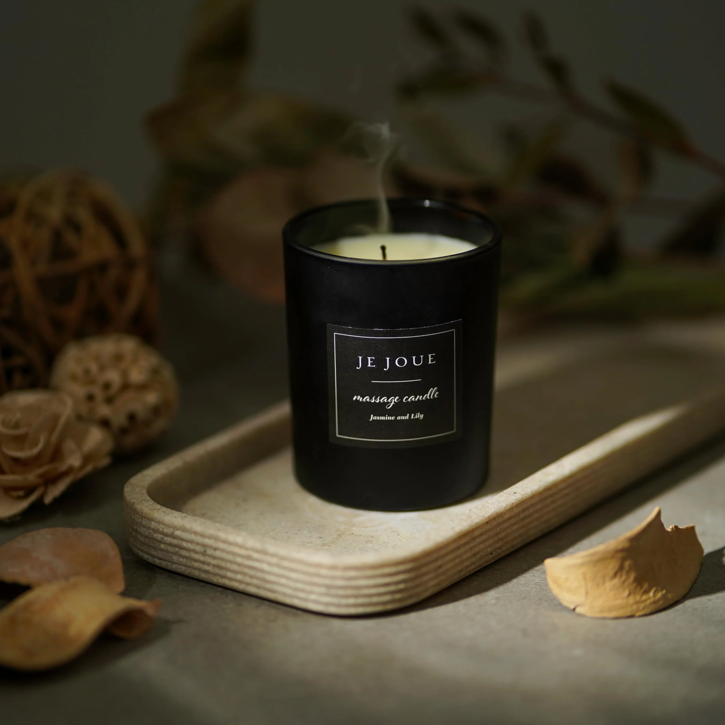 Je Joue Massage Candle Jasmine Lily